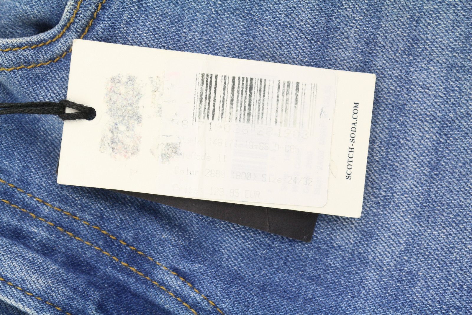 Scotch & Soda HIGH FIVE W24/L32 Blue High Rise Boyfriend Jeans 89095 Size 24" / US 00 / IT 34 - 9 Thumbnail