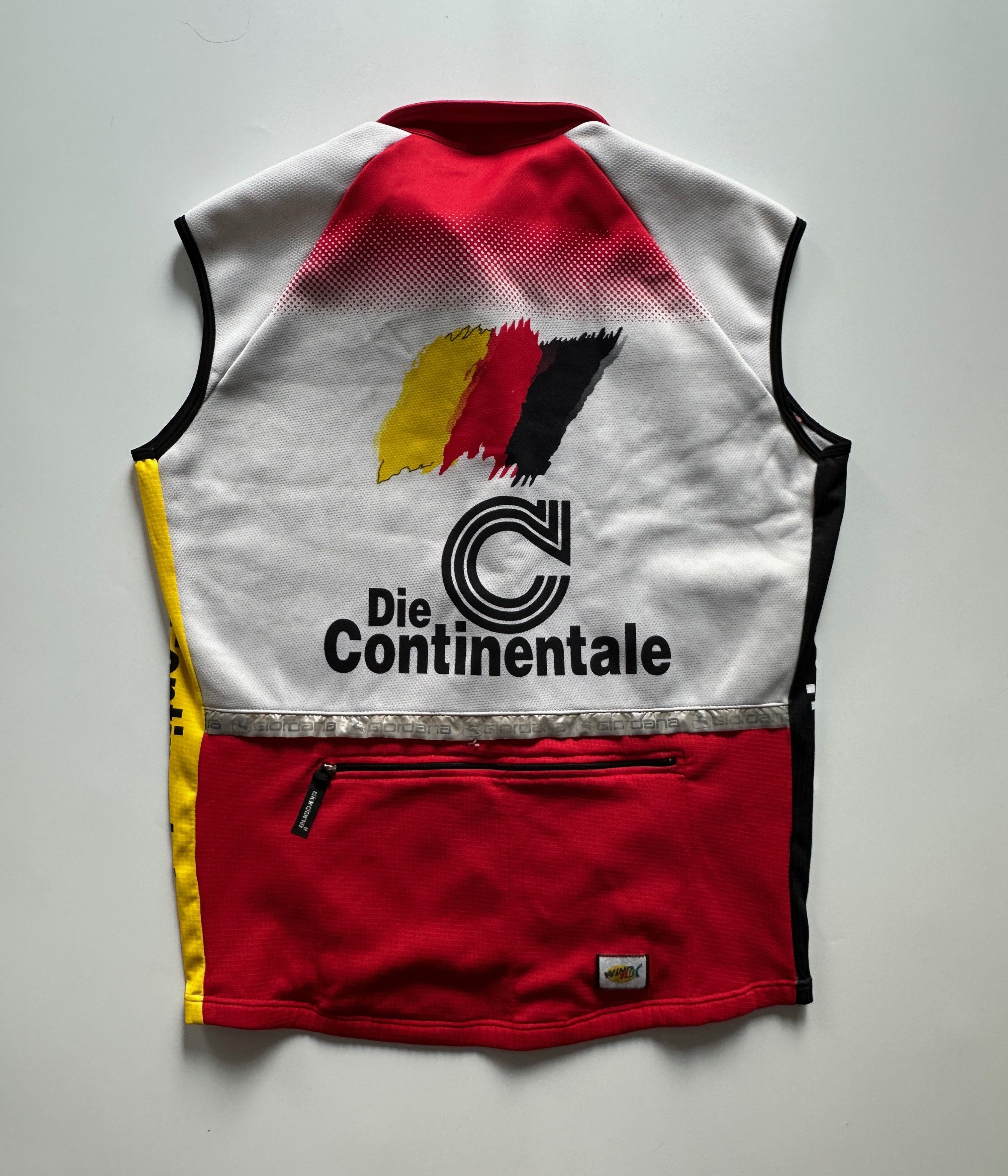 Vintage 1999 Giordana Die Continentale Cycling Vest fleece gilet Size US XXL / EU 58 / 5 - 10 Thumbnail