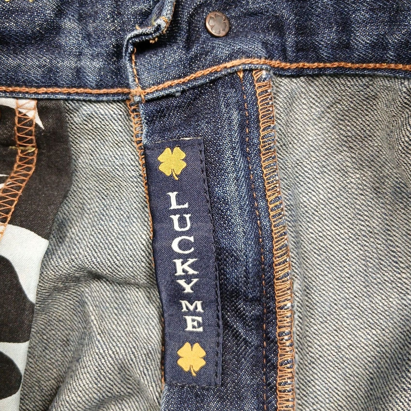 Lucky Brand Lucky Brand 361 Vintage Straight Jeans Mens 38x30 Dark Wash Denim Straight Jeans Men 38 Dark Blue Mens Jeans Size US 38 / EU 54 - 7 Thumbnail