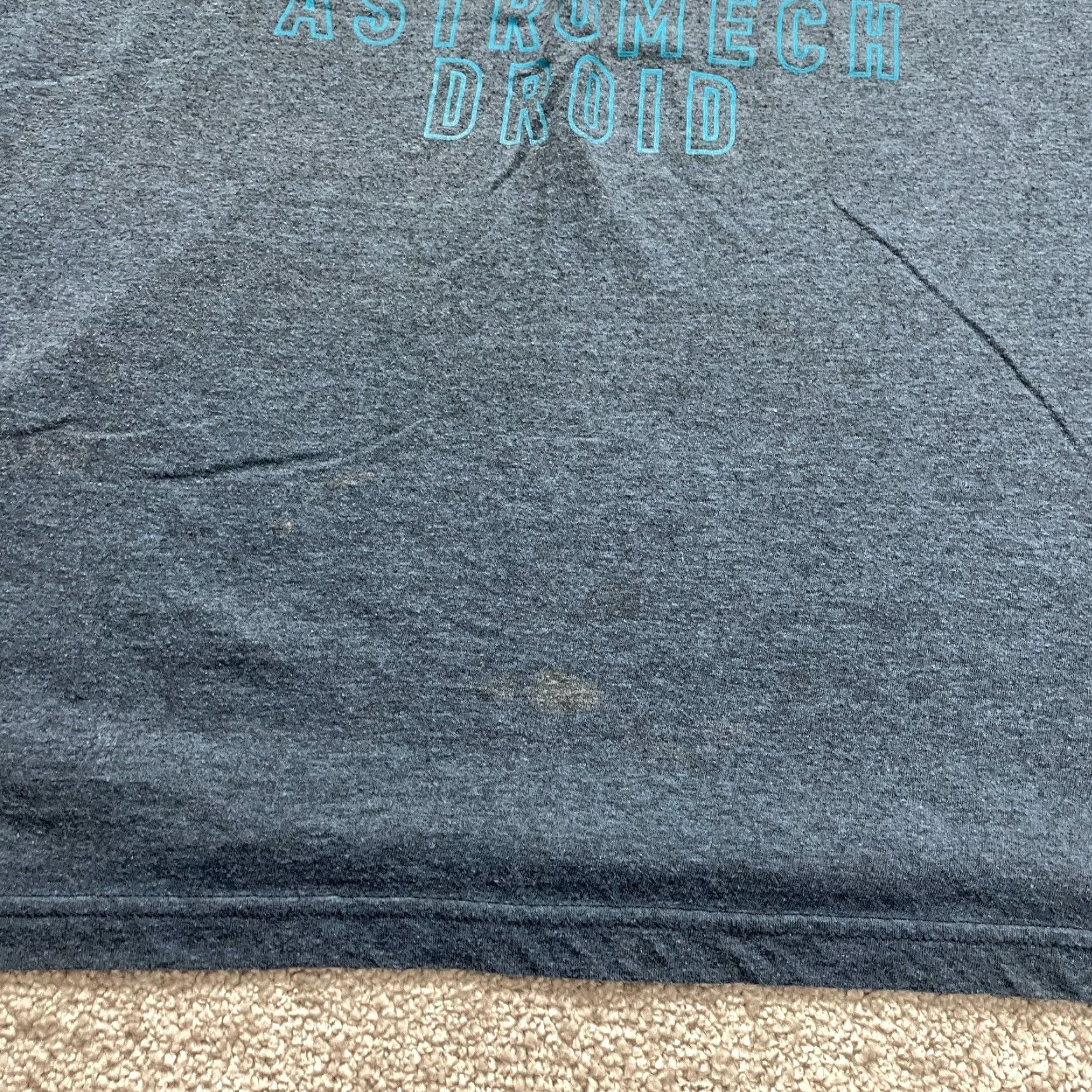 Star Wars Star Wars T-Shirt Men 2XL Blue Graphic Crew Neck Cotton Tee Shirt Star Wars Astromech Droid BB-8 Graphic Print Cartoon Classic Tv Shows Size US XXL / EU 58 / 5 - 6 Thumbnail