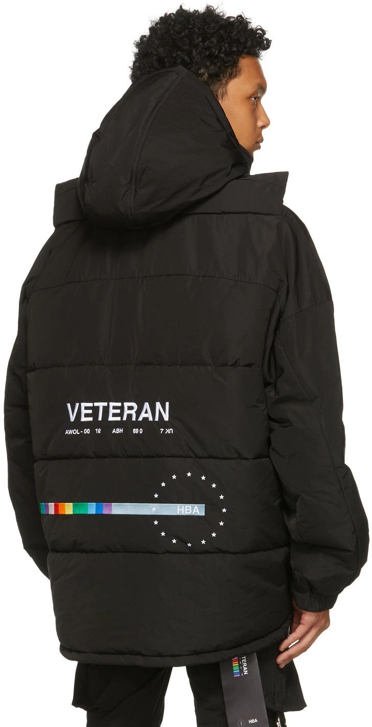 Hood By Air HBA The Veteran Collection Black Hooded Parka Size US L / EU 52-54 / 3 - 4 Thumbnail