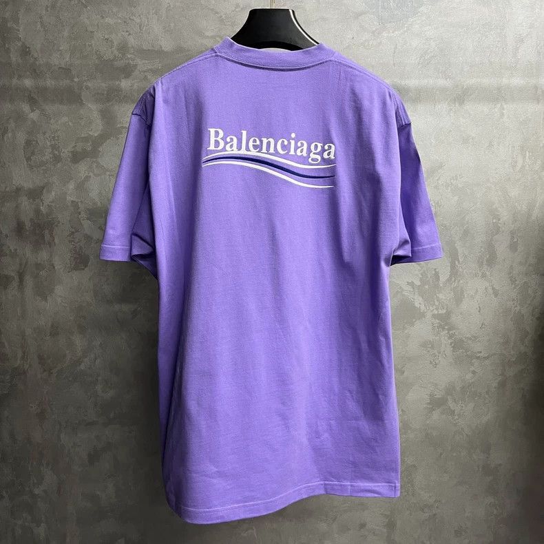 Balenciaga Balenciaga Purple Embroidered Coca Cola Logo Short Sleeve-2 Size US XS / EU 42 / 0 - 6 Thumbnail