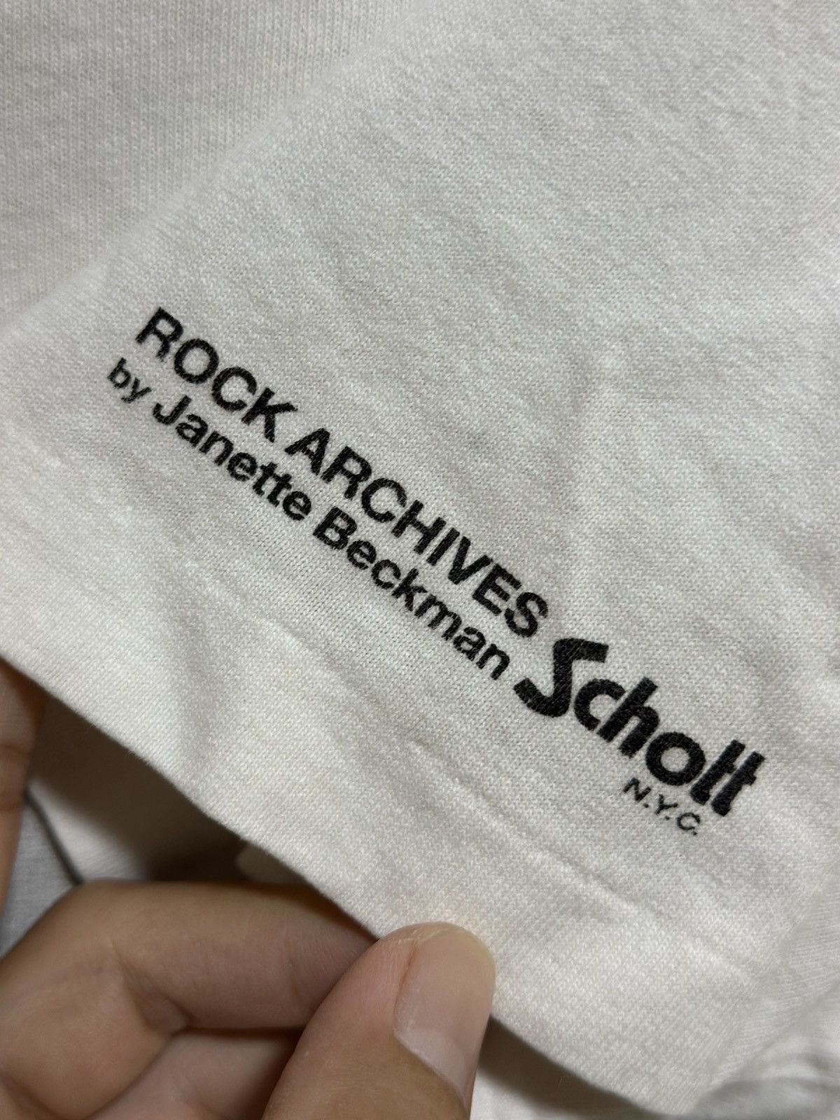 Band Tees Vintage Schott X Joe Strummer, The Clash Faded Tee Size US M / EU 48-50 / 2 - 5 Thumbnail