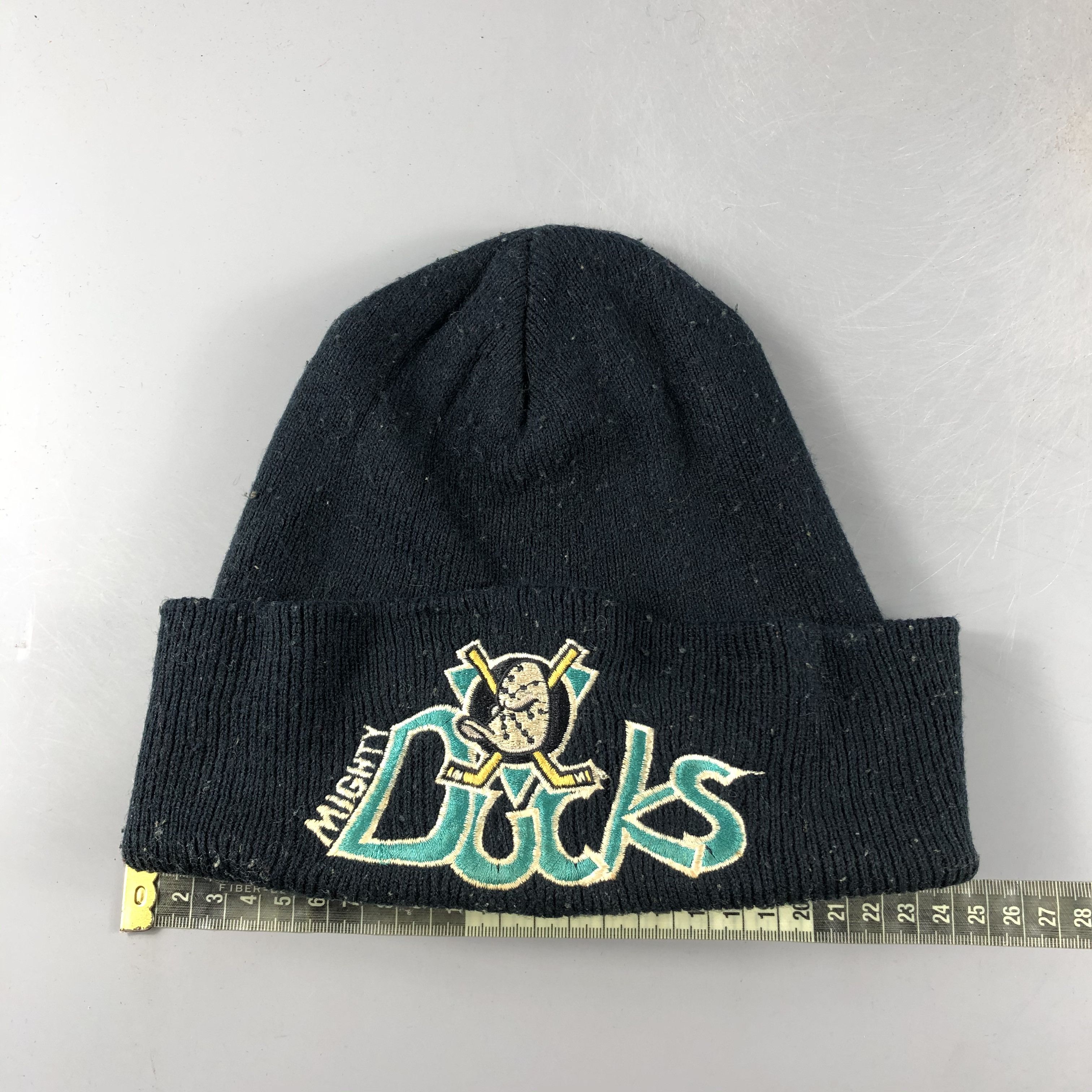 Vintage Mighty Ducks Beanie Snow Hat Snow Cap -D517 Size ONE SIZE - 3 Thumbnail