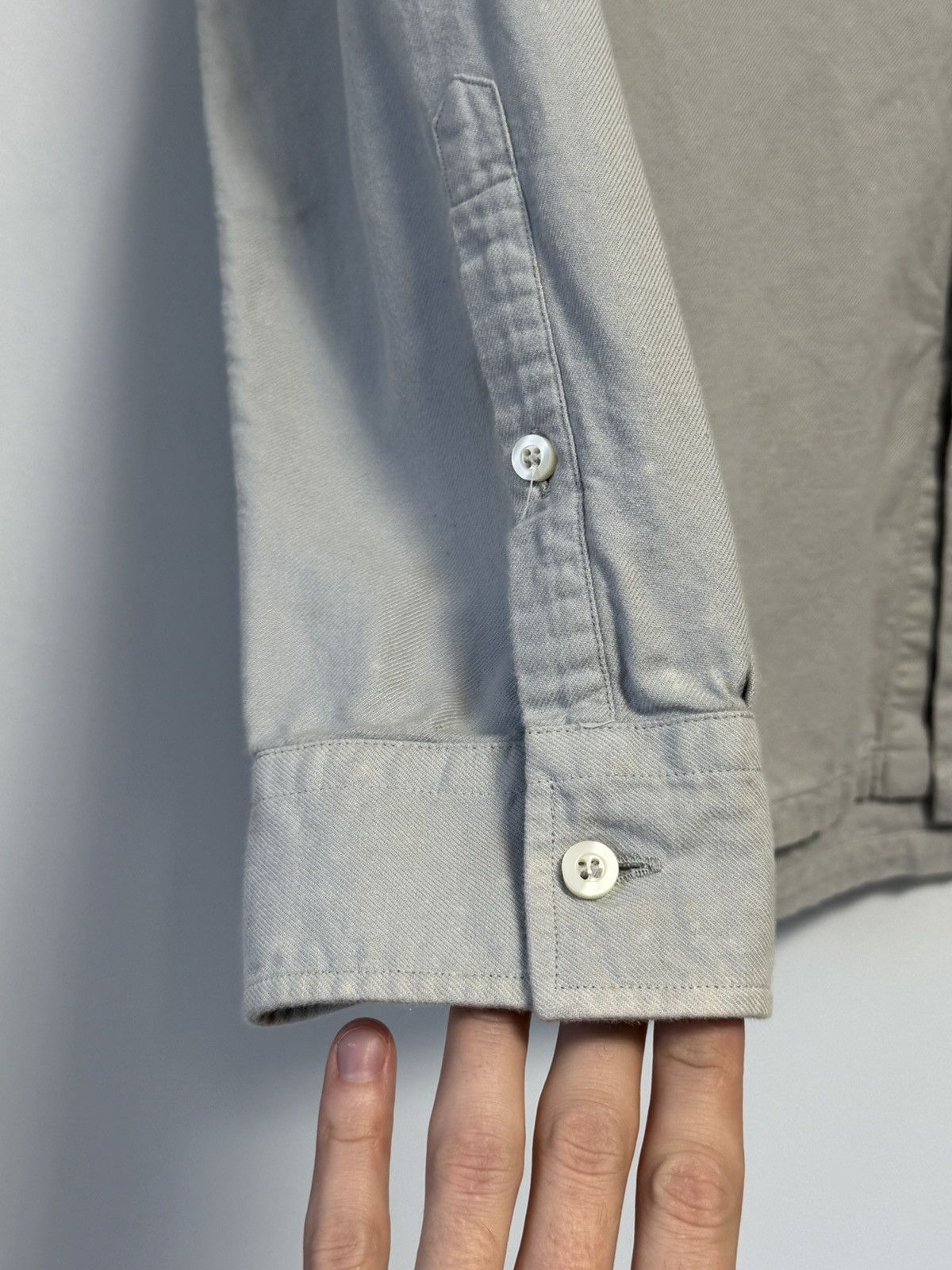 Stone Island Stone Island Button Up Shirt Denim Size US XL / EU 56 / 4 - 12 Thumbnail