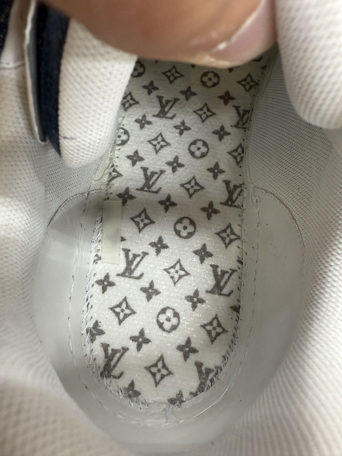 Louis Vuitton Louis Vuitton Denim trainer Sneakers Size US 12 / EU 45 - 12 Thumbnail