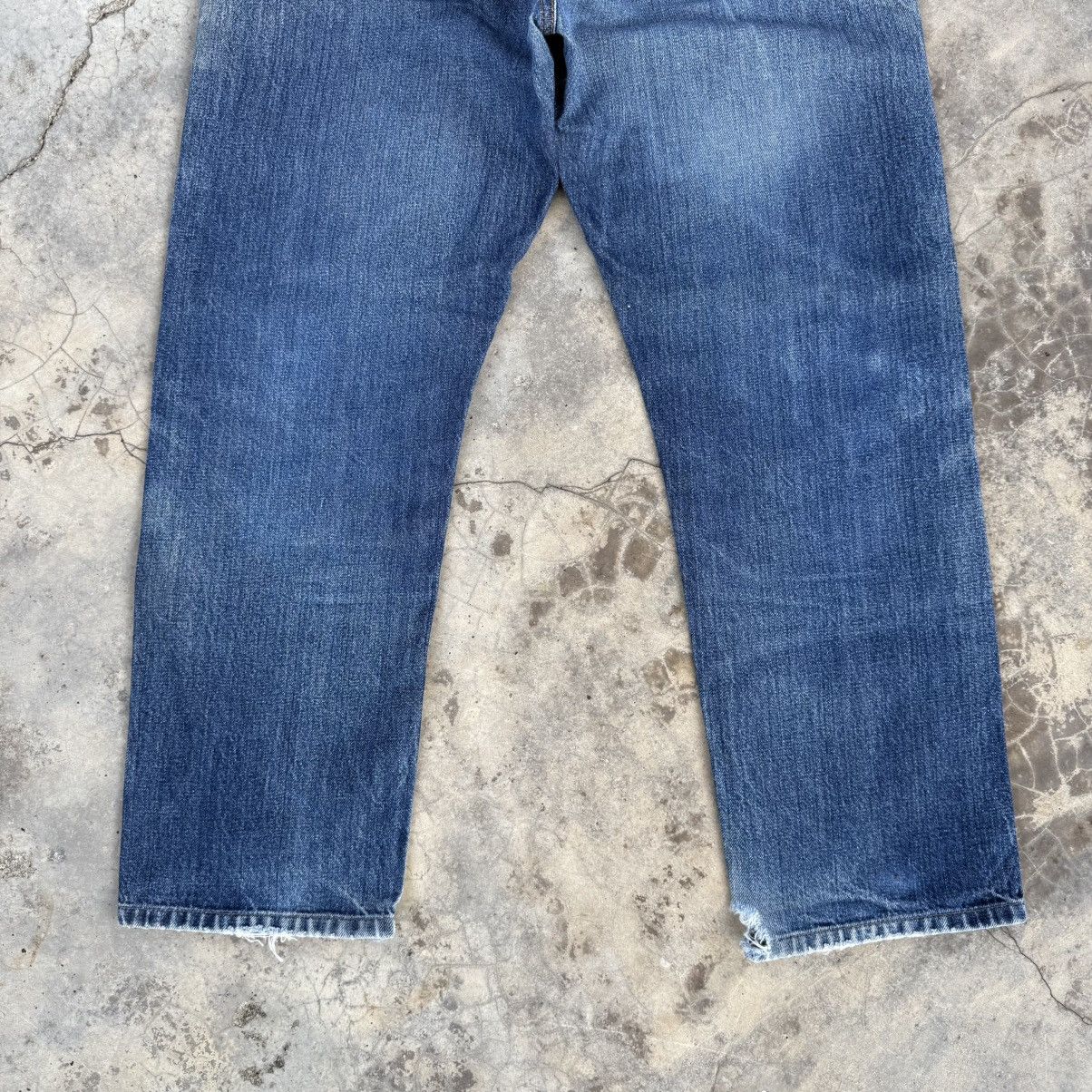 Japanese Brand VINTAGE JAPANESE SELVEGE FADED JEAN DENIM PANTS Size US 34 / EU 50 - 11 Thumbnail