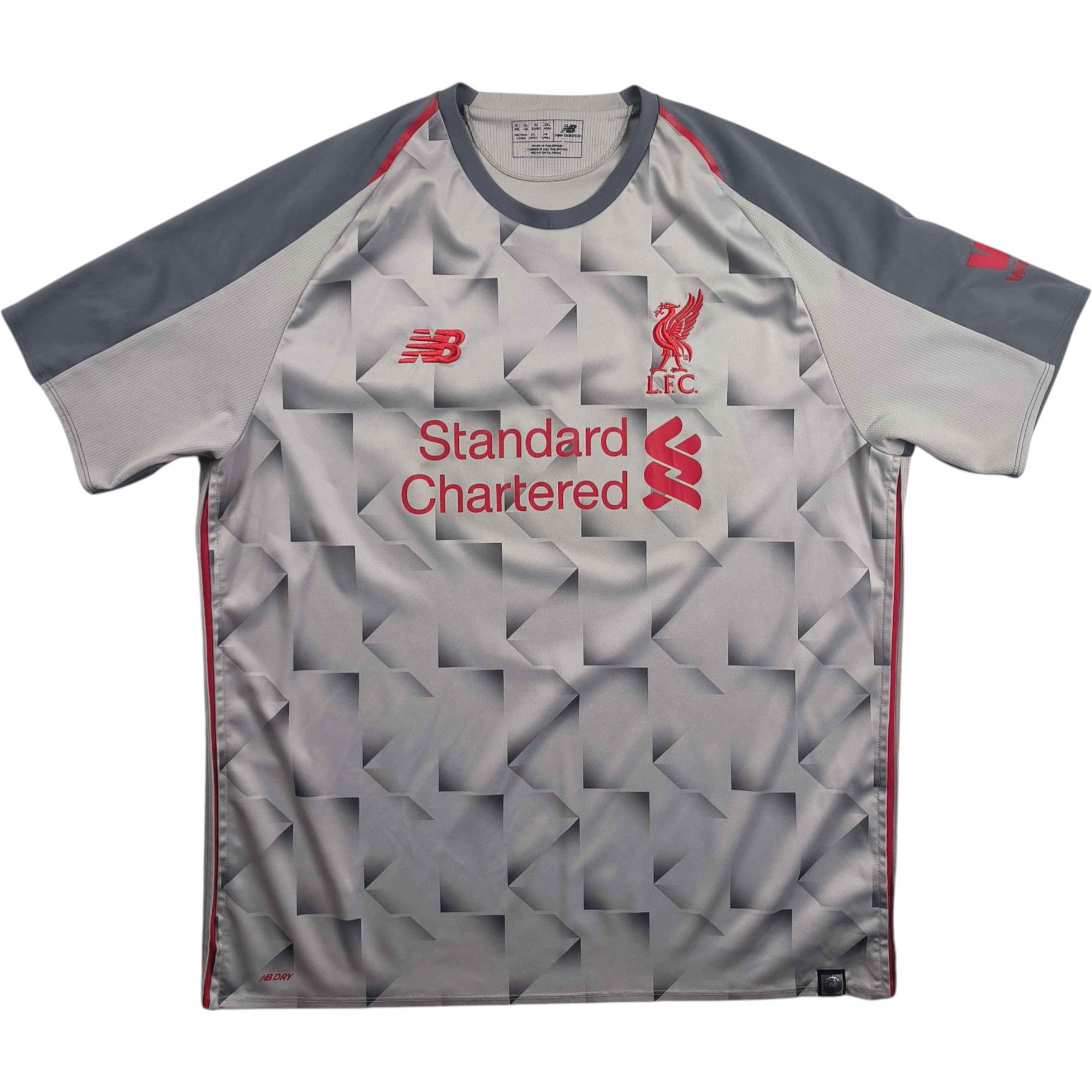 Liverpool 2018-19 New Balance third football jersey size XL