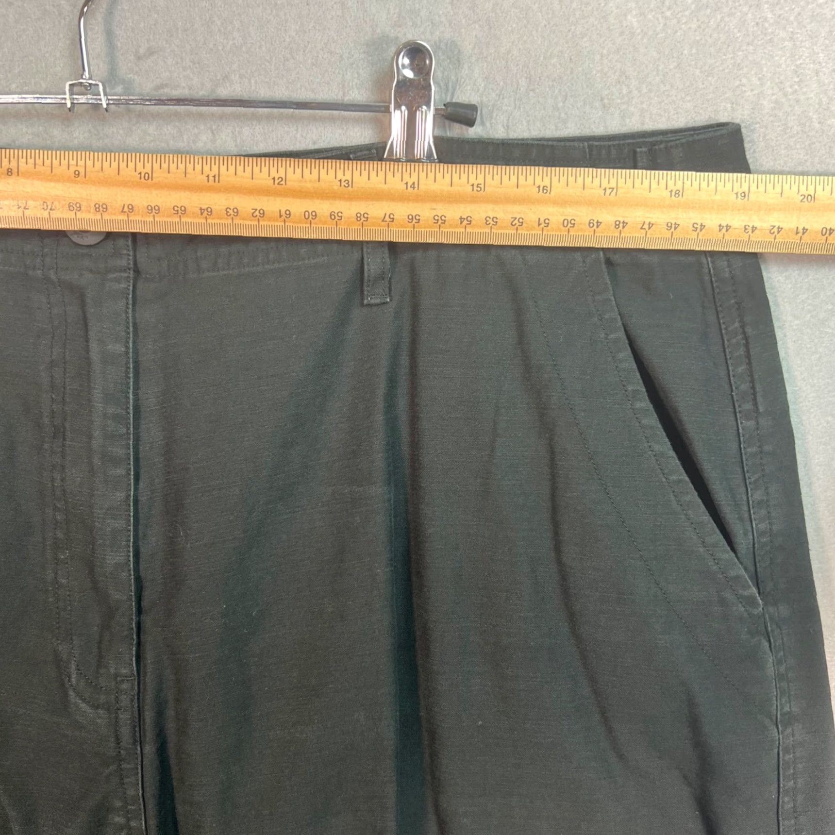 Kith Kith Mens Pants Cargo Wide Leg Size 32 Black Cotton Blend Size US 32 / EU 48 - 5 Thumbnail
