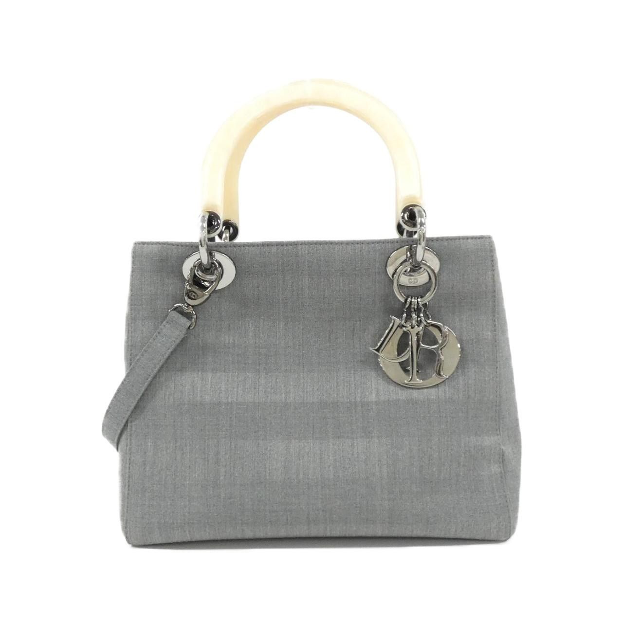 Dior Christian Dior Lady Dior Canvas Bag Canvas Handbag DUTY FREE for USA