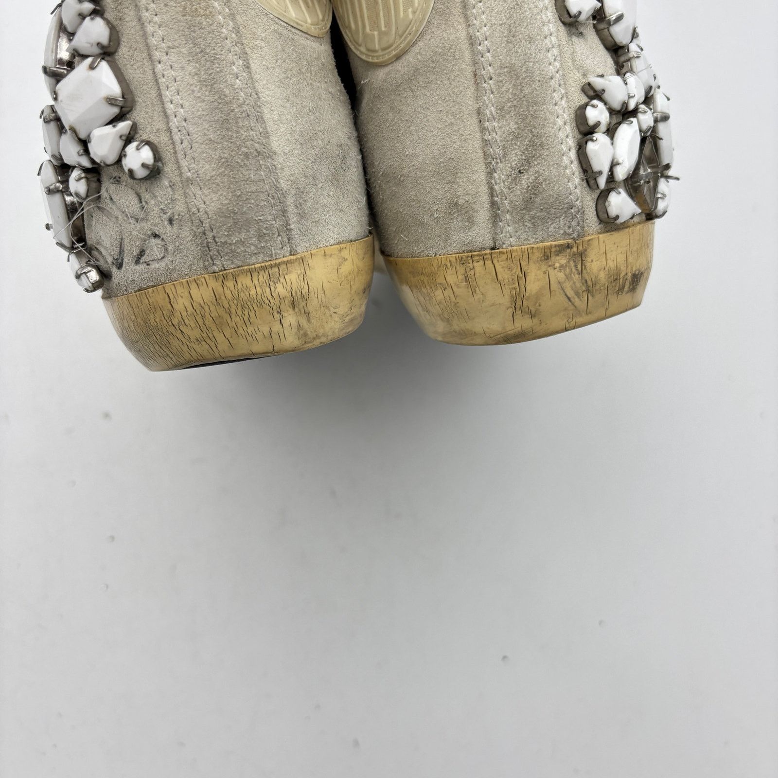 Golden Goose Golden Goose Francy Embelished Stones Hi Top Suede 39 US 9 Size US 9 / IT 39 - 12 Thumbnail