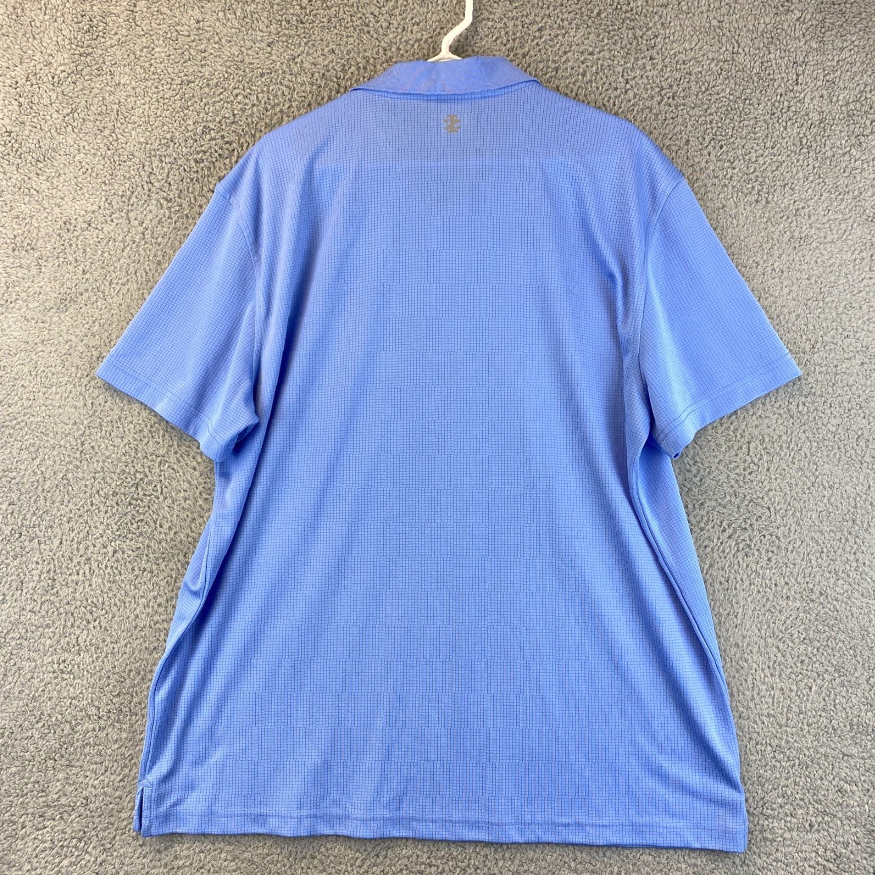 Izod Izod IZOD Men's Golf Blue Active Shirt - Classic Polo 54-24 Regular XL Sleeves Short Button-Down Collared Button-Down Logo Fabric Polyester Nylon? Size US XL / EU 56 / 4 - 7 Thumbnail