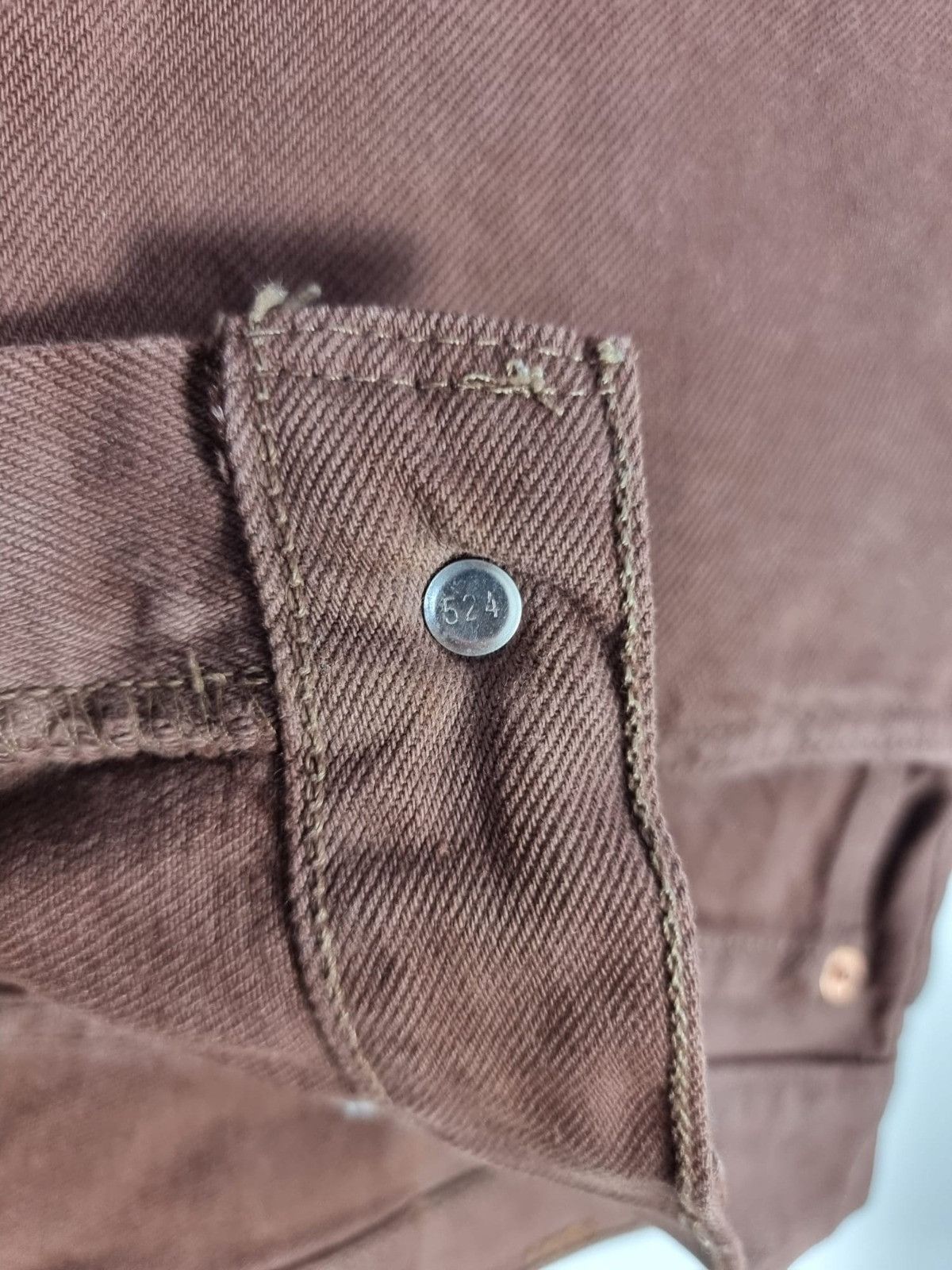 Levi's × Vintage vintage 90s Levi's straight jeans brown 33x32 mens womens Size US 32 / EU 48 - 8 Thumbnail