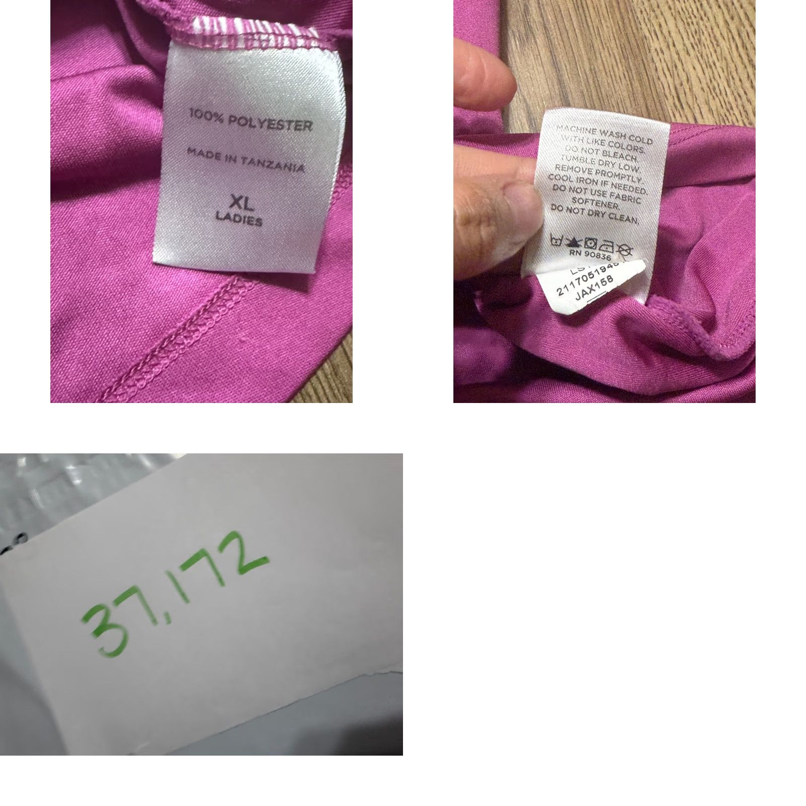 Vintage Sport-Tek Shirt Women's XL Purple V-neck Activewear Top T-Shirt, Pullover, Short Sleeve, Solid, Casual, Modern Sports Womens Size XL / US 12-14 / IT 48-50 - 8 Thumbnail