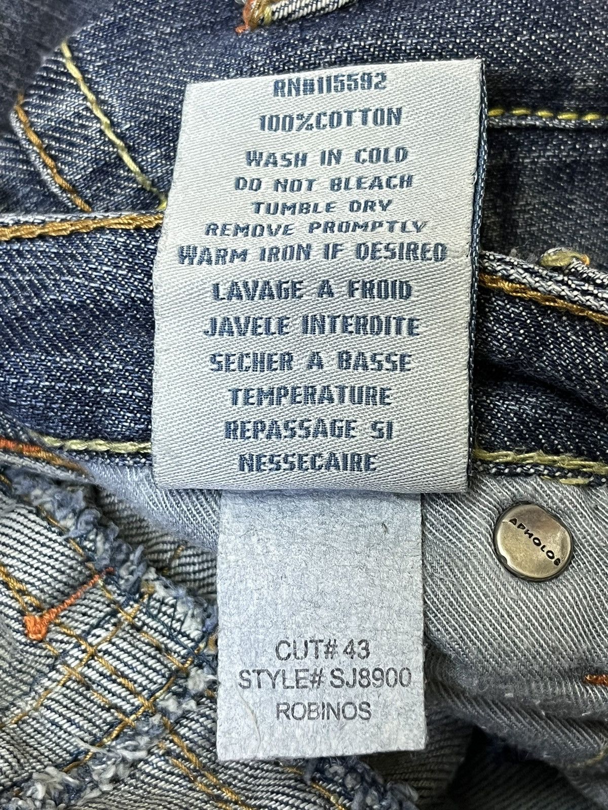 Robins Jeans FIRE🔥VINTAGE ROBIN’S FIRE MADE IN USA JEANS Size US 28 / EU 44 - 20 Thumbnail