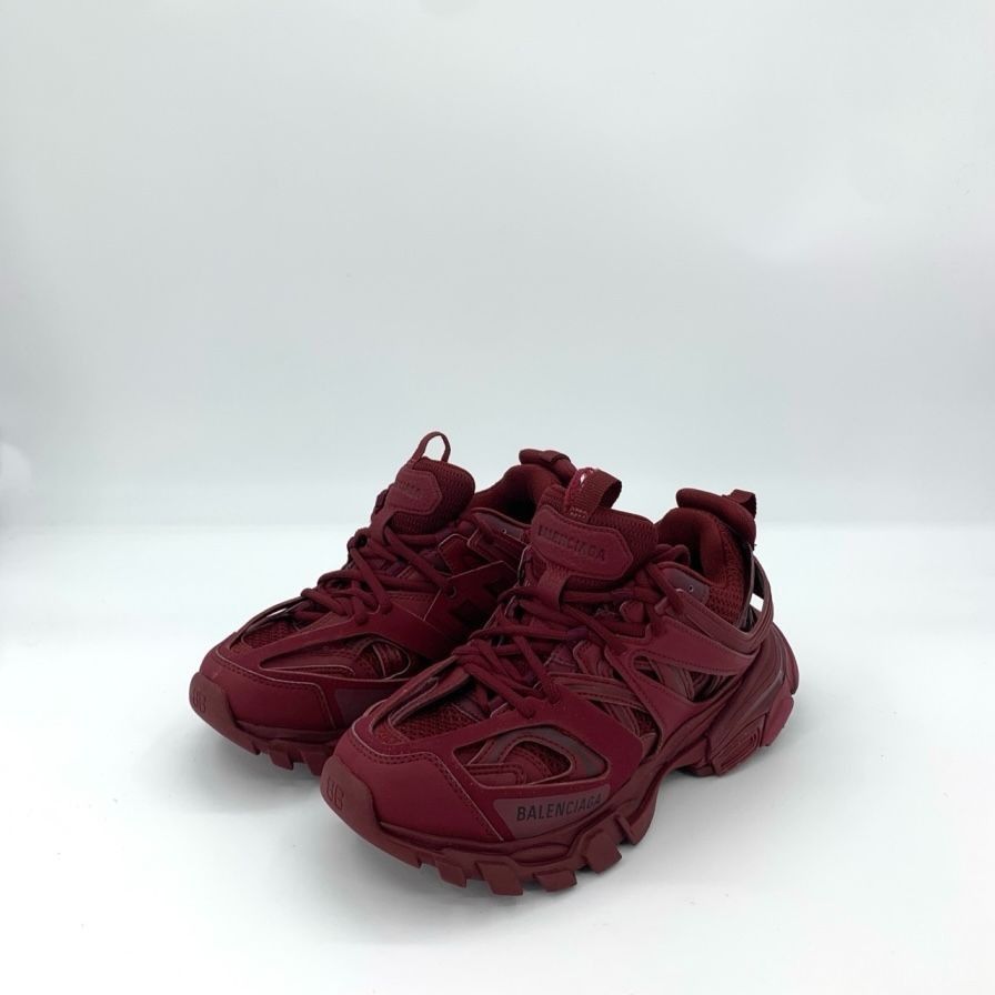 Balenciaga Balenciaga Track Sneakers Mens Size 9 Burgundy Mesh & Rubber Size US 8 / IT 38 - 1 Thumbnail