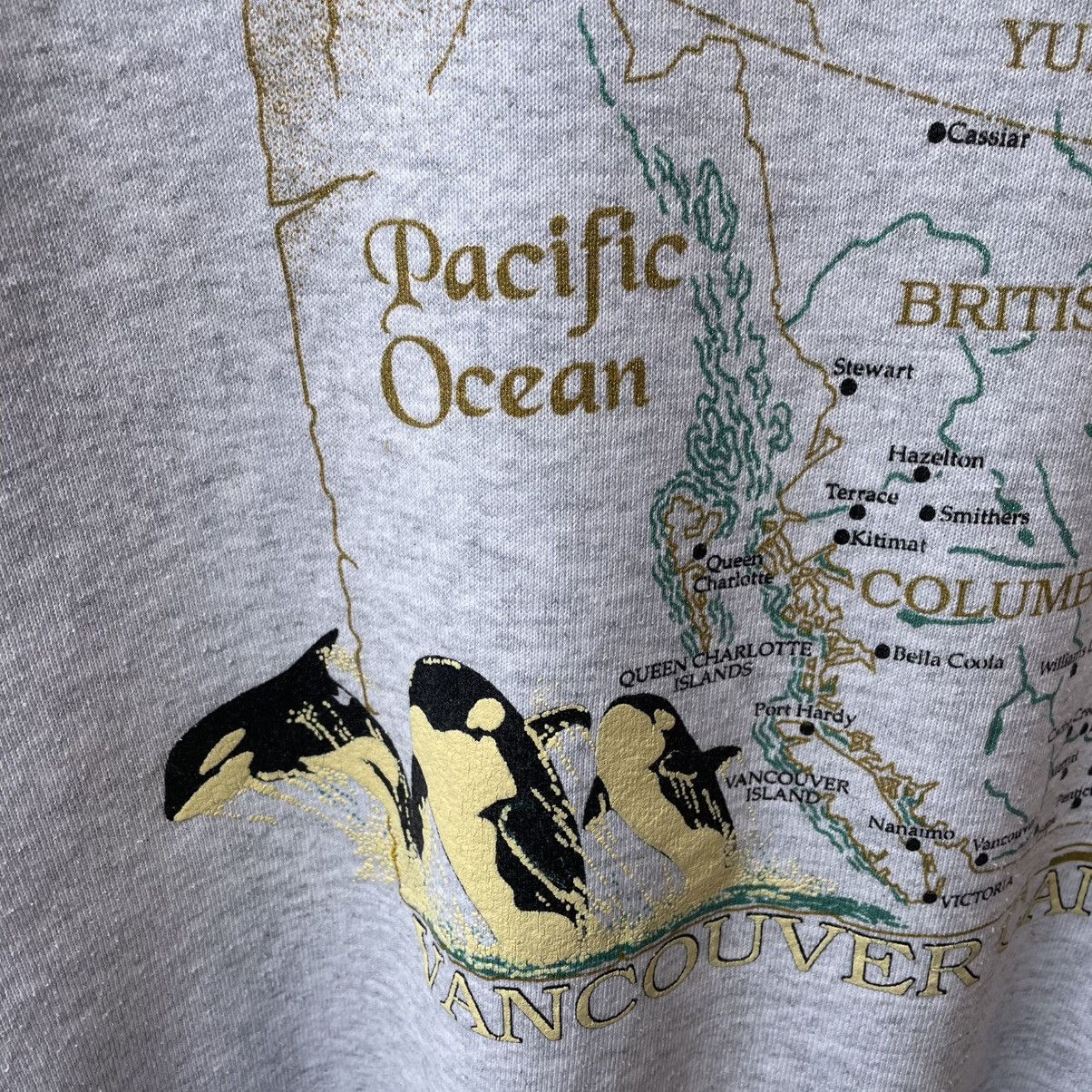 Fruit Of The Loom × Habitat × Vintage 🔥Vintage 90s British Columbia Vancouver Canada Sweatshirts Size US L / EU 52-54 / 3 - 4 Thumbnail