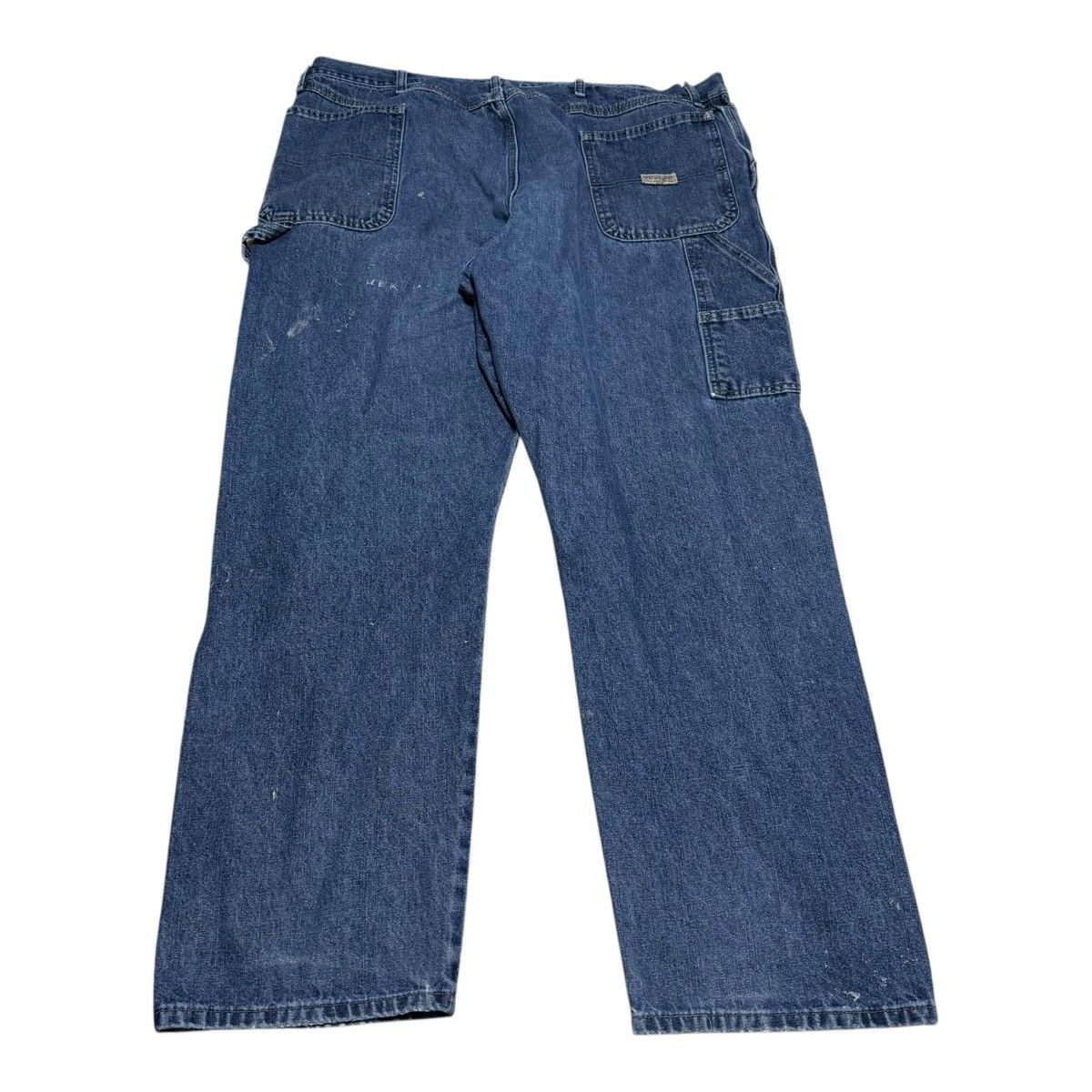 Vintage × Wrangler Wrangler 100% Cotton Paint Splatter Carpenter Jeans 44x32 Size US 44 / EU 60 - 2 Thumbnail