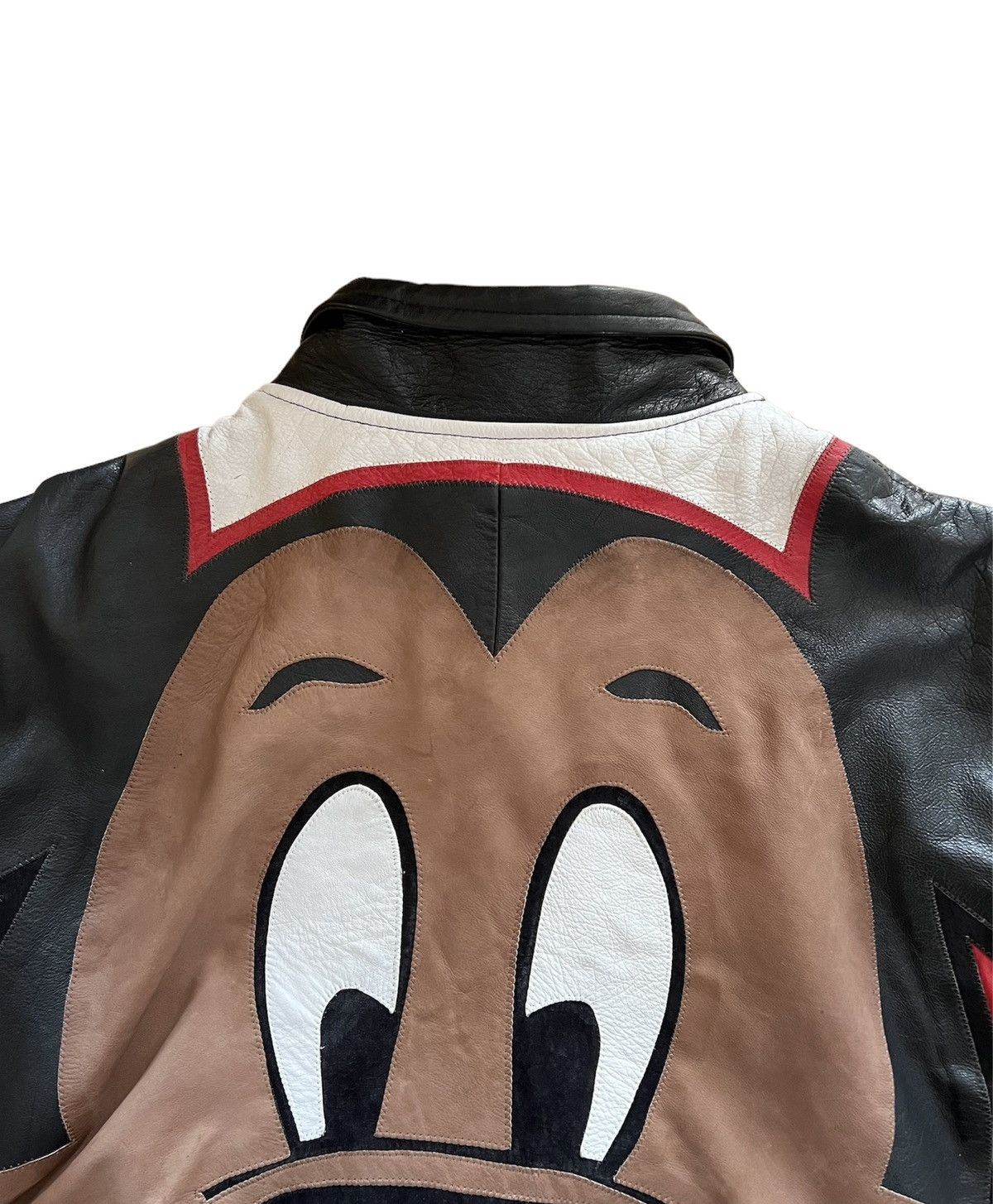 Disney × Mickey Mouse Vintage Mickey Mouse Disney Leather Jacket 90s Size US L / EU 52-54 / 3 - 11 Thumbnail