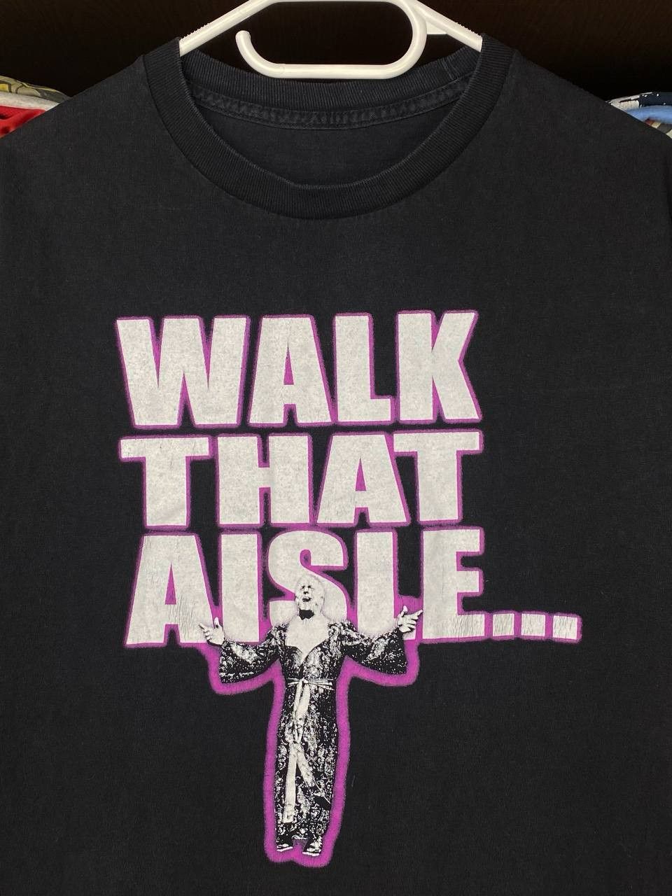 WWE Vintage Ric Flair 00s "Walk That Aisle" Graphic WWE Tee Size US L / EU 52-54 / 3 - 5 Thumbnail