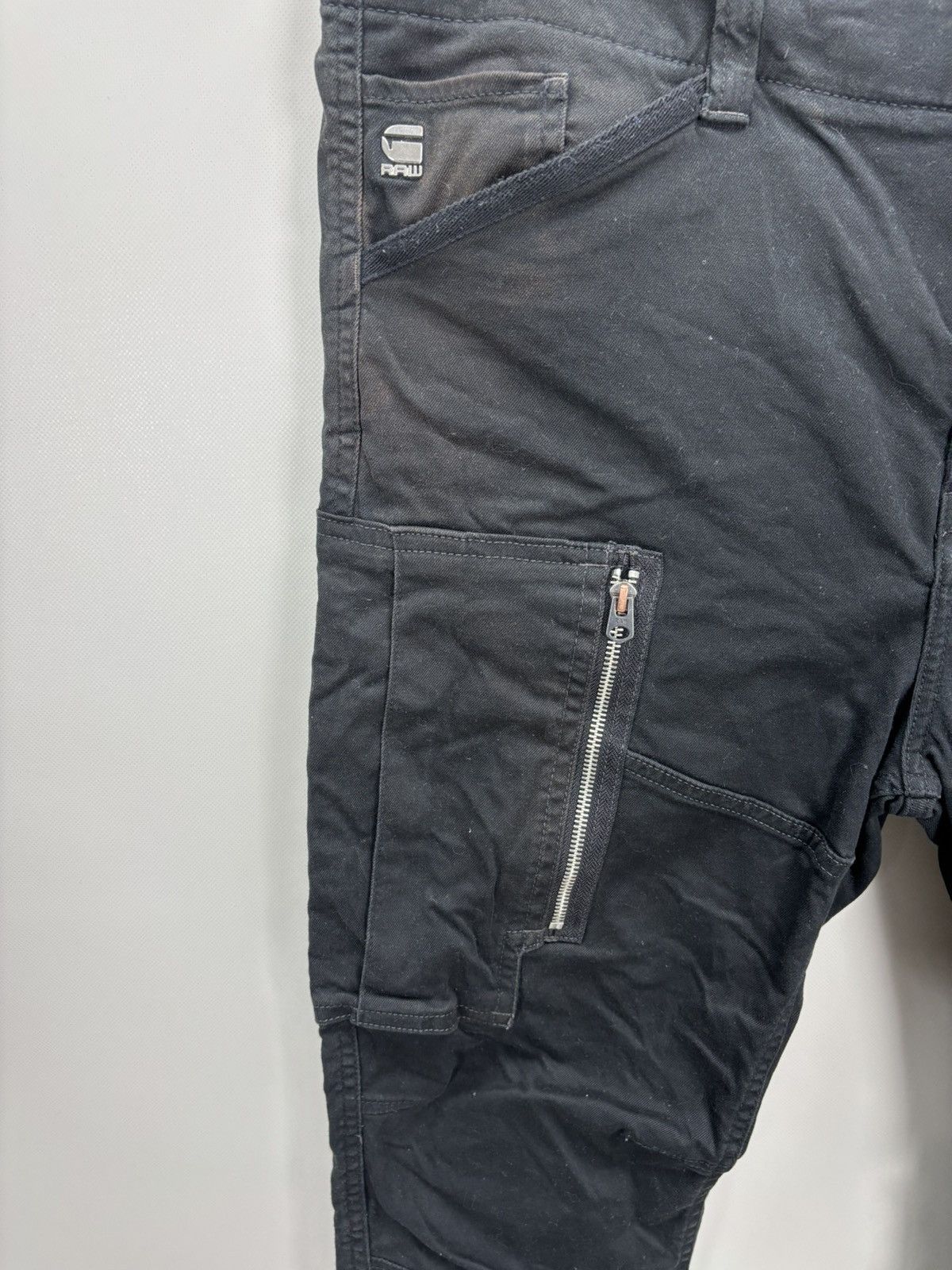 G-Star Mens cargo pants G Star Raw Size 38 Color Black Size US 38 / EU 54 - 6 Thumbnail