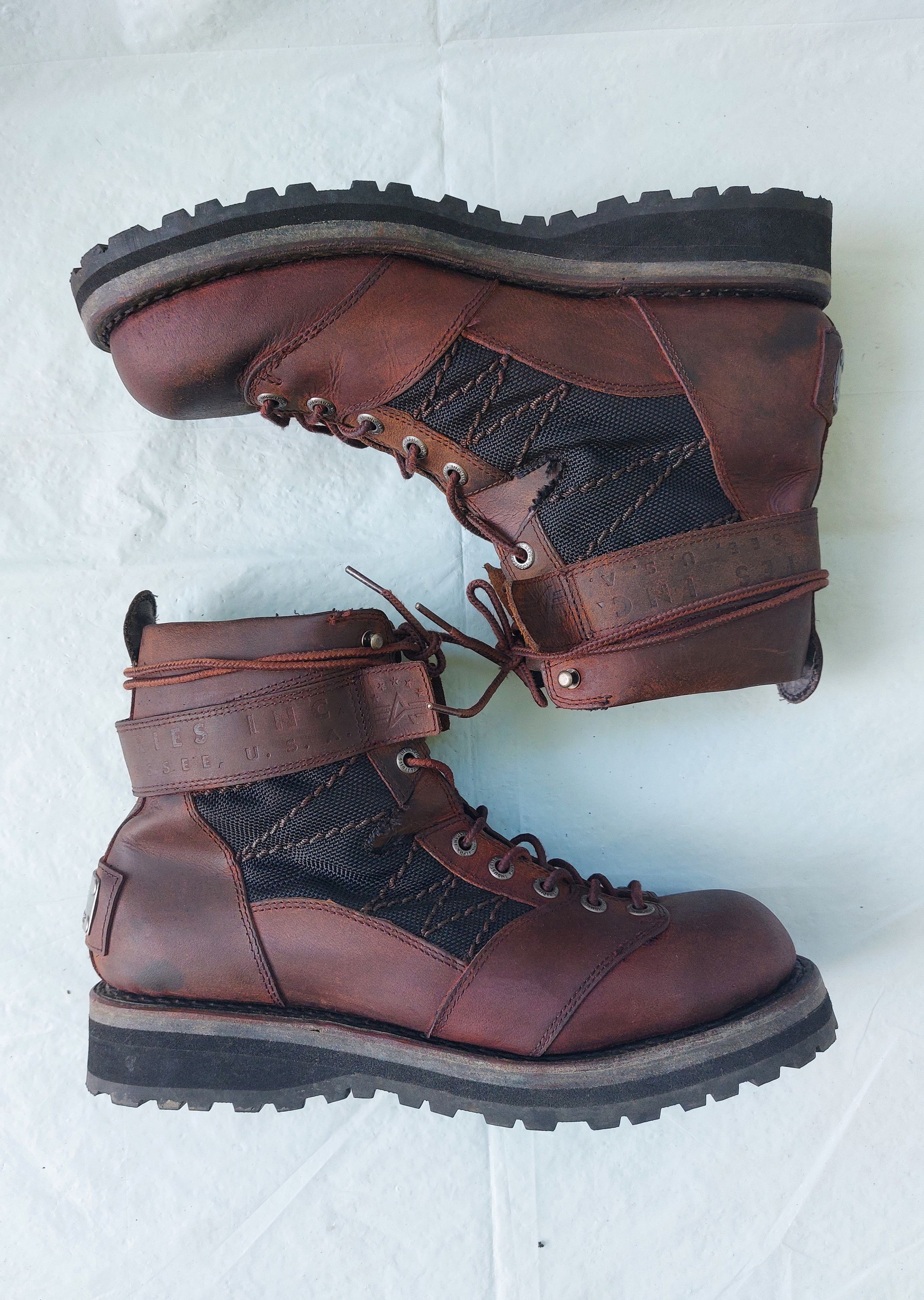 image of Alpha Industries Military Boots in Dark Brown, Men's (Size 8)