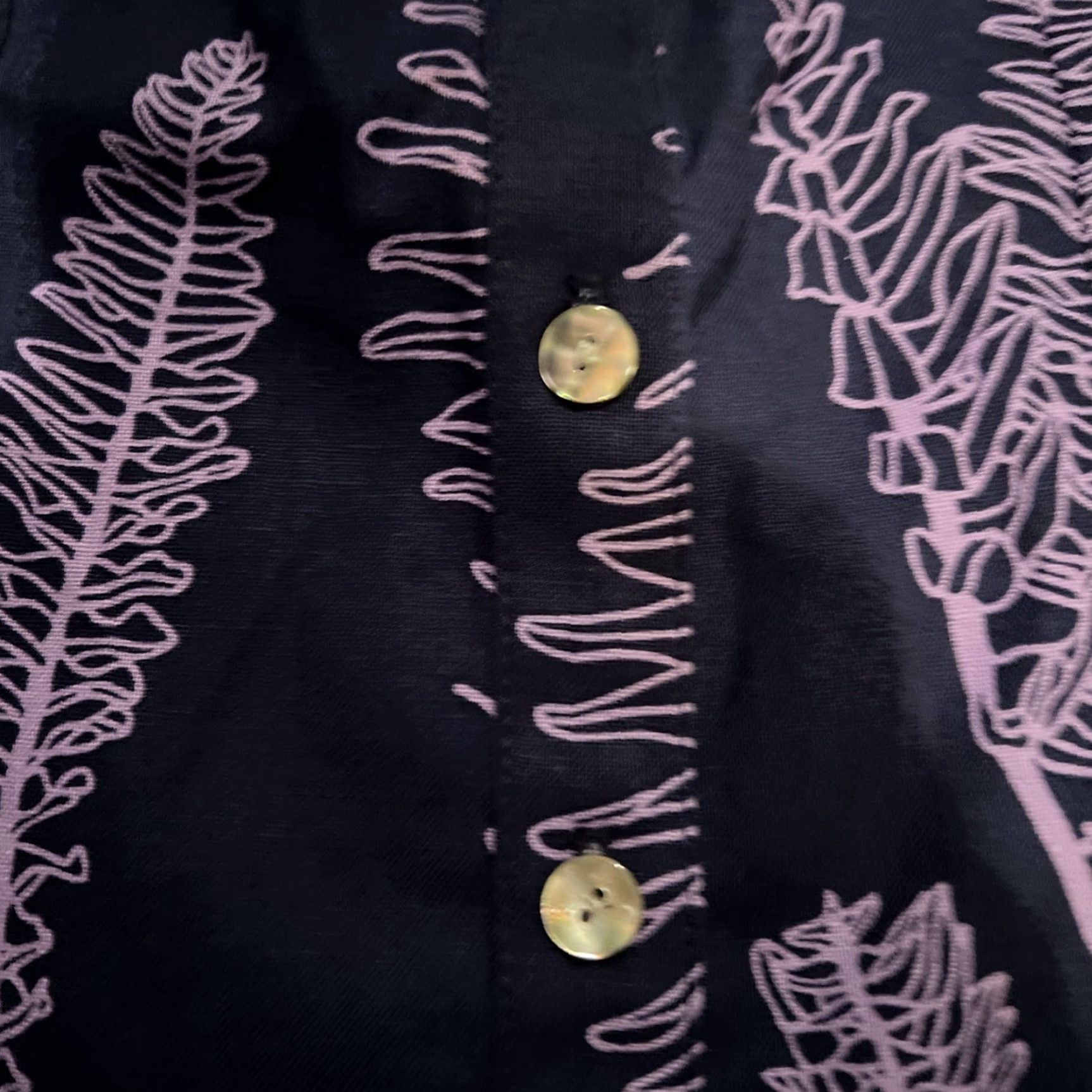 ALOHAS VINTAGE Women’s Sig Zane Designs Hawaiian Aloha Hibiscus Shirt XXS New w 50 Retail Tag Size XXS / US 00 / IT 34 - 3 Thumbnail