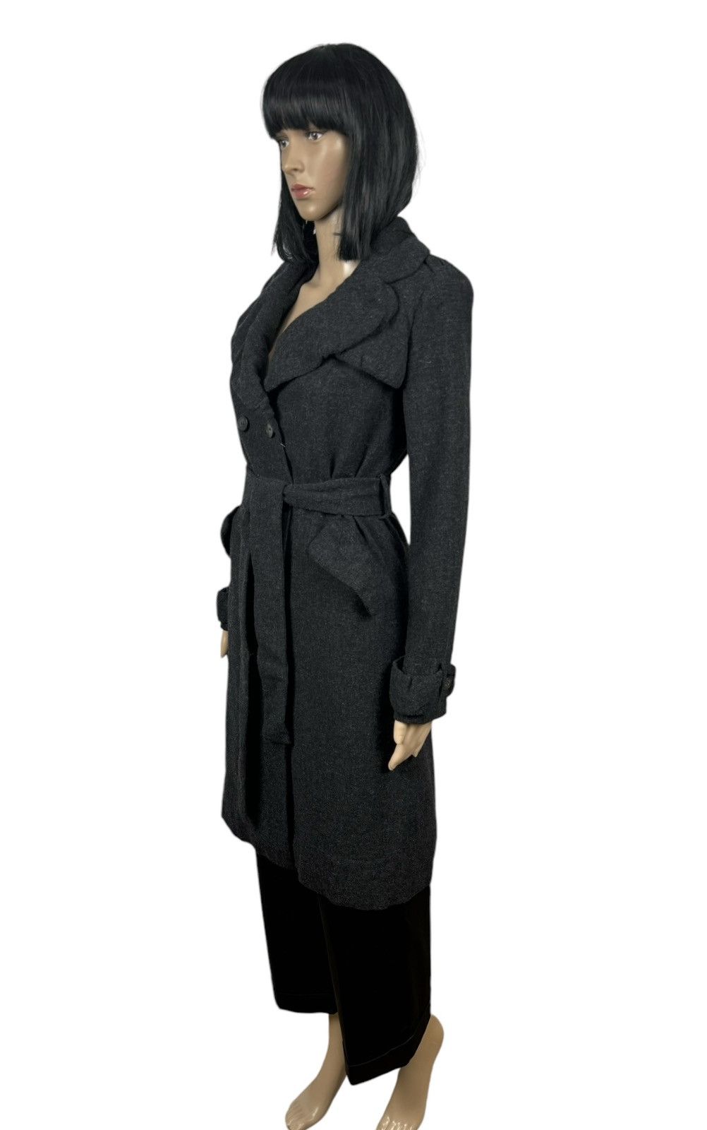Allsaints AllSaints Wool Overcoat Belted size 6 Size XS / US 0-2 / IT 36-38 - 11 Thumbnail