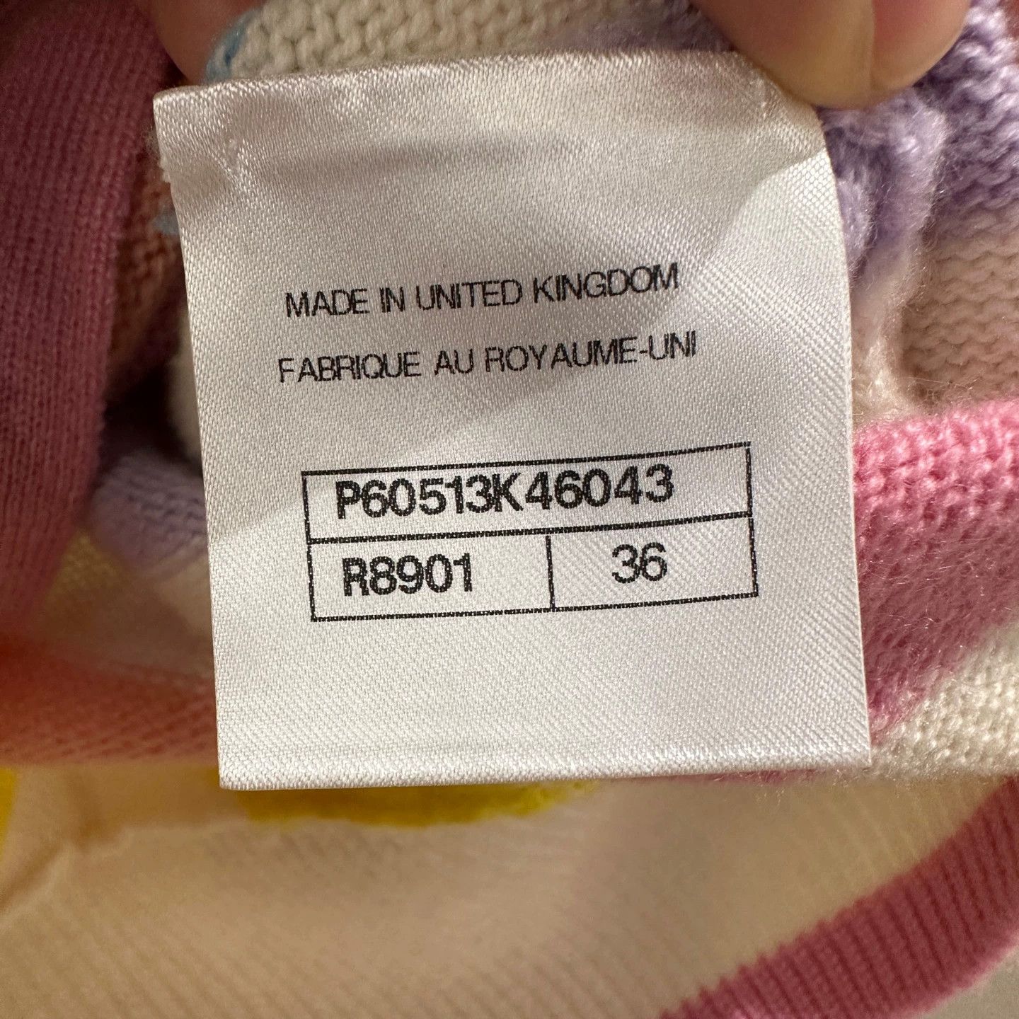 Chanel Chanel Cruise Rainbow Stripe Cashmere Jacket Women's 36 Size XS / US 0-2 / IT 36-38 - 4 Thumbnail