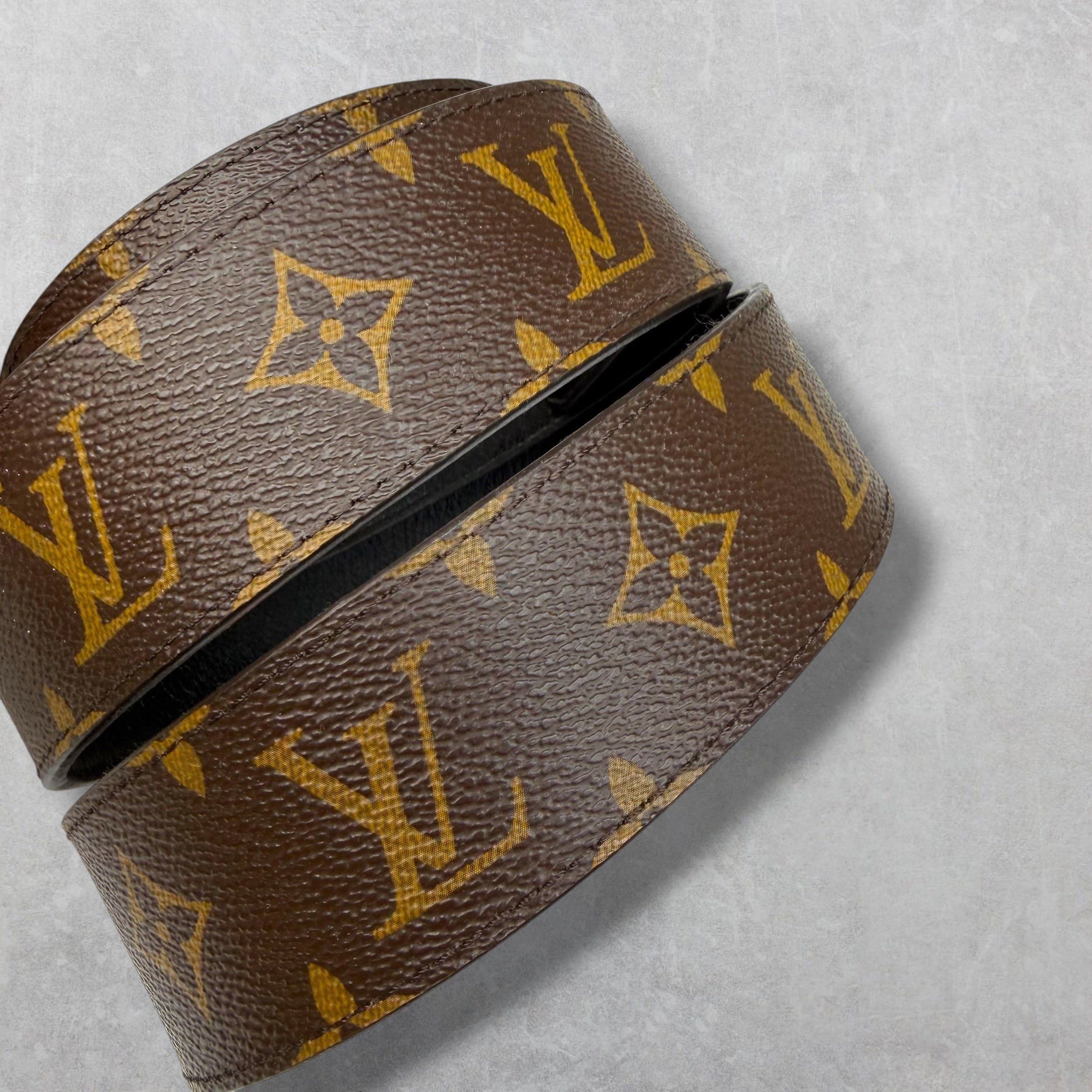Louis Vuitton Louis Vuitton Orange LV Shape 40MM Monogram Belt 34 (95) Size 36 - 2 Thumbnail