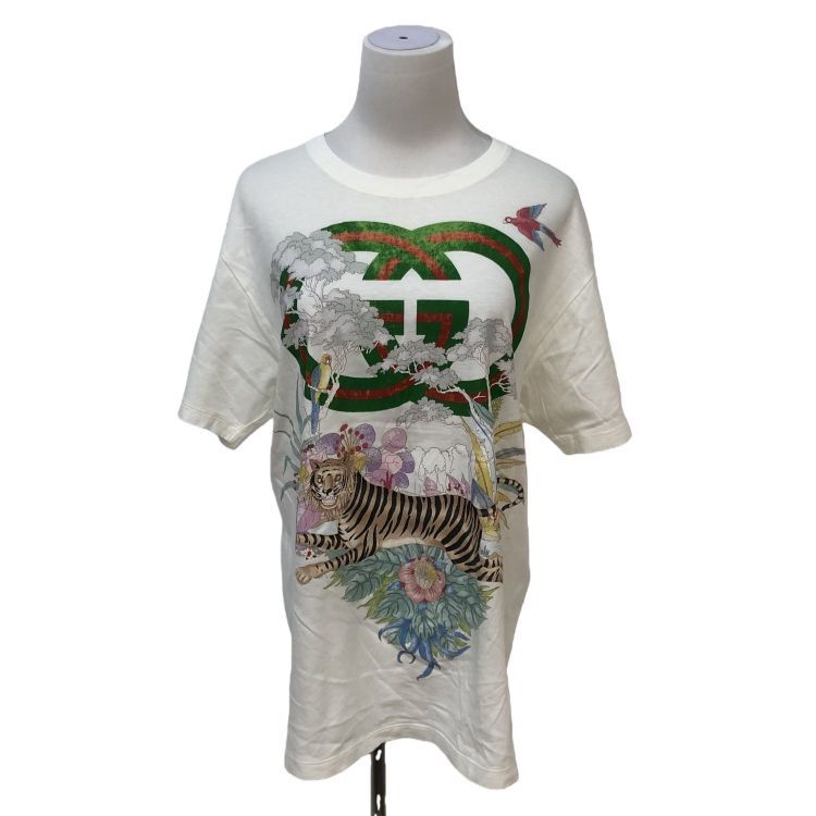 Gucci Gucci Tiger Graphic T-Shirt White Size S Size US S / EU 44-46 / 1 - 1 Thumbnail