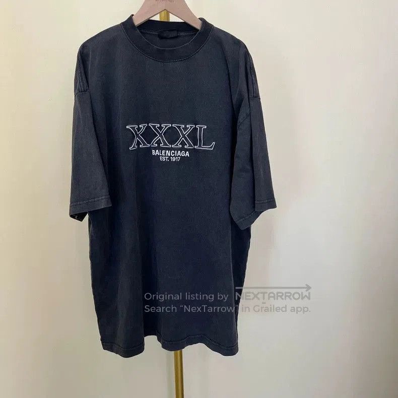 Balenciaga Balenciaga FW22 XXXL Letter Print Short Sleeve T-shirt. Size US M / EU 48-50 / 2 - 1 Thumbnail