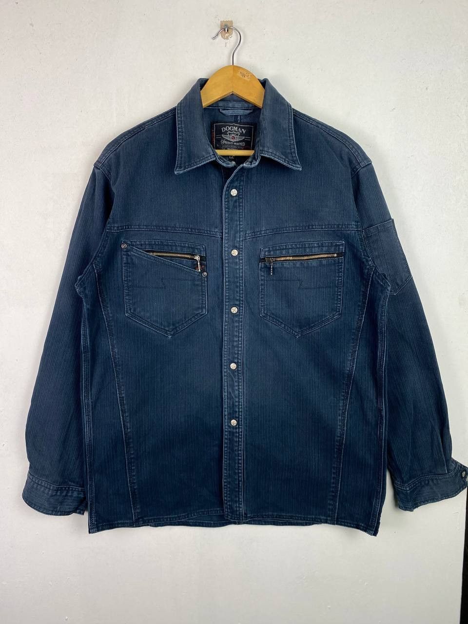 Japanese Brand dogman denim workers jacket very nice design Size US L / EU 52-54 / 3 - 1 Thumbnail