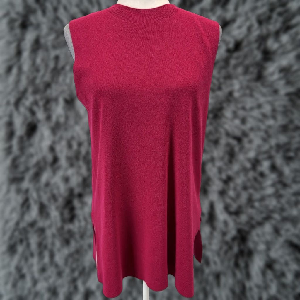 M.M.LaFleur VINTAGE MM LaFleur Sleeveless Knit Sweater Women's XL Pink Tunic Casual Business Size XL / US 12-14 / IT 48-50 - 1 Thumbnail