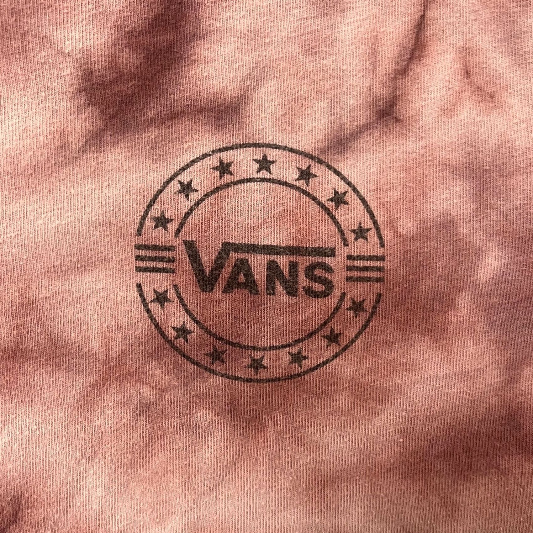 Vans Vans Shirt Womens Medium Pink Tie Dye Graphic Logo Crew Neck Skate Tee Top Size M / US 6-8 / IT 42-44 - 2 Thumbnail