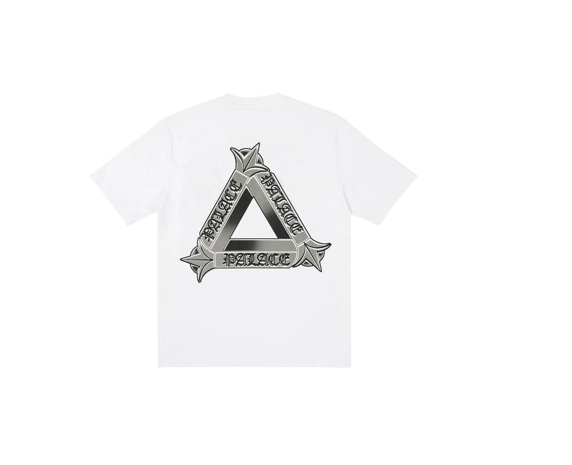 image of Palace Tri-Og T-Shirt White, Men's (Size Medium)
