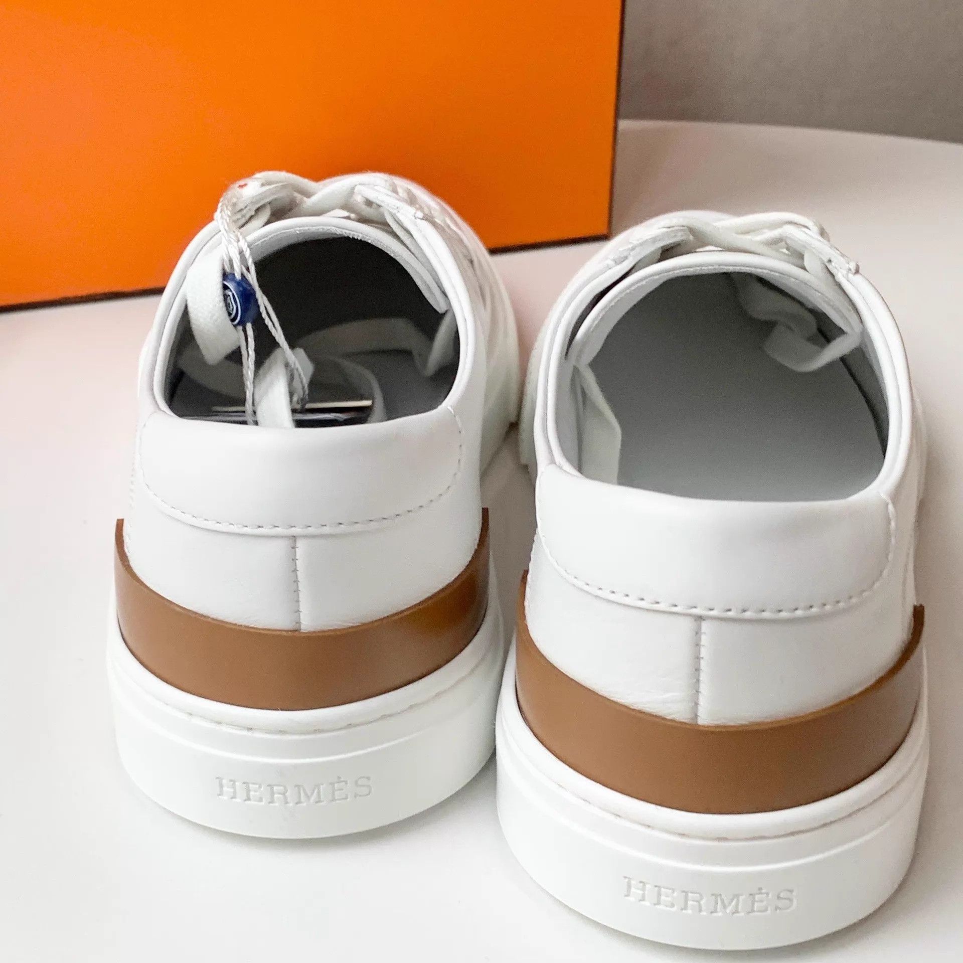 Hermes HERMES Classic Versatile Sneakers 37.5 EU Size US 7 / IT 37 - 3 Thumbnail