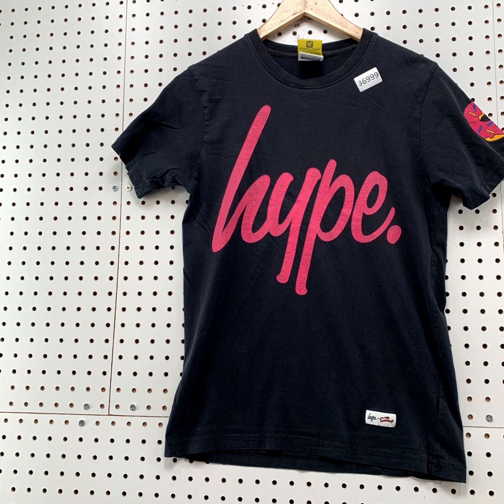 Vintage HYPE Simpson Shirt Mens Small Black Chief Wiggum TV Cartoon Size US S / EU 44-46 / 1 - 3 Thumbnail