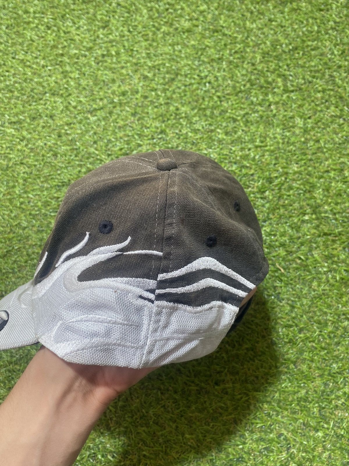 BMW Vintage Y2K BMW cap Sun faded streetwear big logo style Size ONE SIZE - 2 Thumbnail