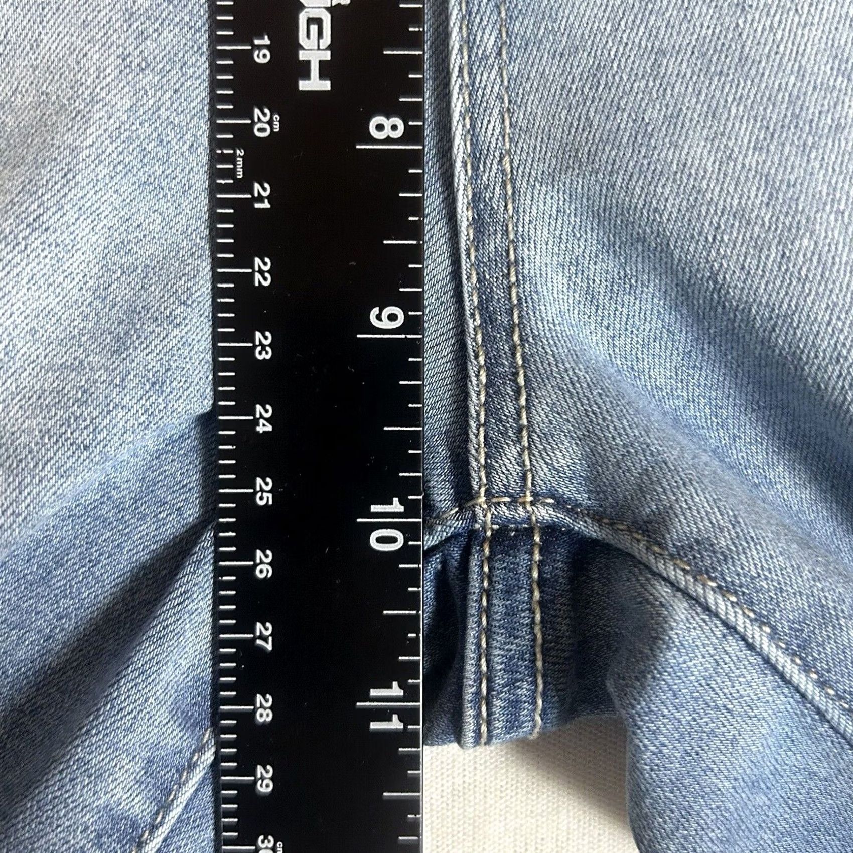 Vintage Maurices Womens Capri Jeans Regular Rise 32W 8 Cotton Polyester Spandex Denim Blue 23in Inseam Slim Stretch Jeans Size 30" / US 8 / IT 44 - 5 Thumbnail