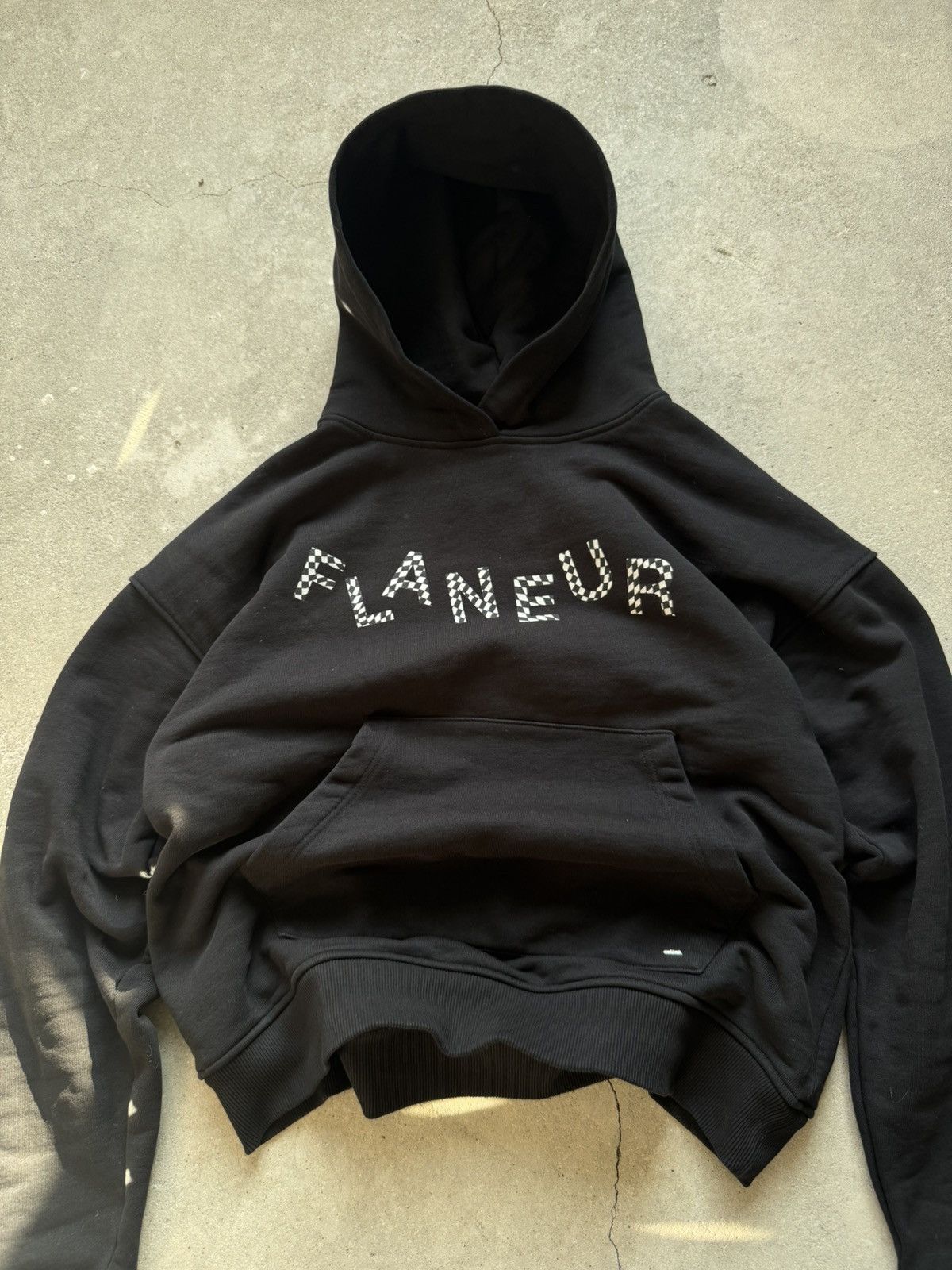 Other Designer Flanuer Homme Black Hoodie Size XL Size US L / EU 52-54 / 3 - 2 Thumbnail