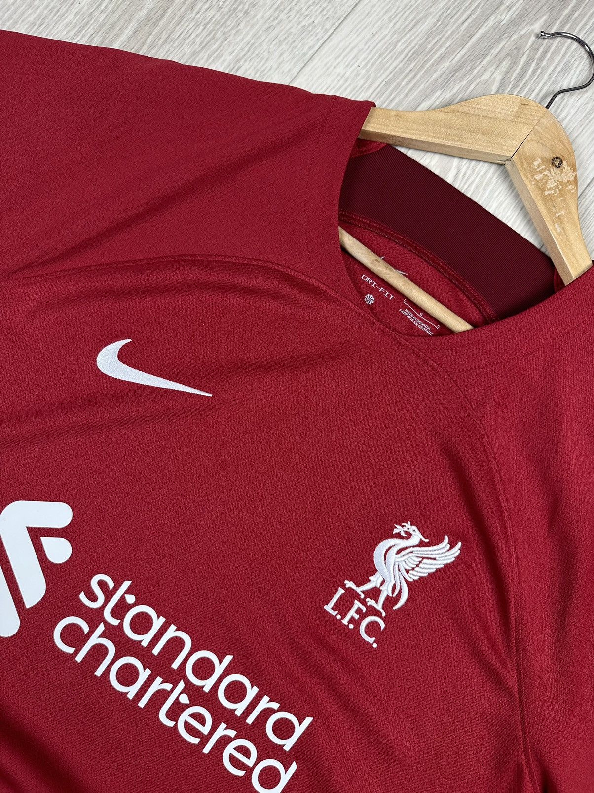 Nike Nike Liverpool LFC Jersey Soccer T-Shirt Size US L / EU 52-54 / 3 - 6 Thumbnail