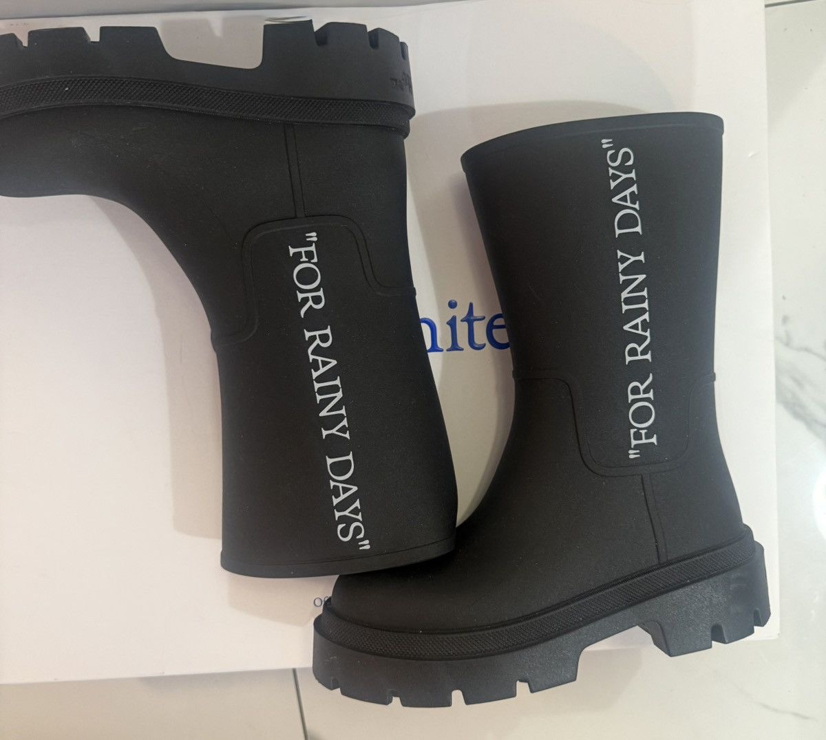 Off-White Off White Reboot Rainy Boote Size US 7 / IT 37 - 2 Thumbnail