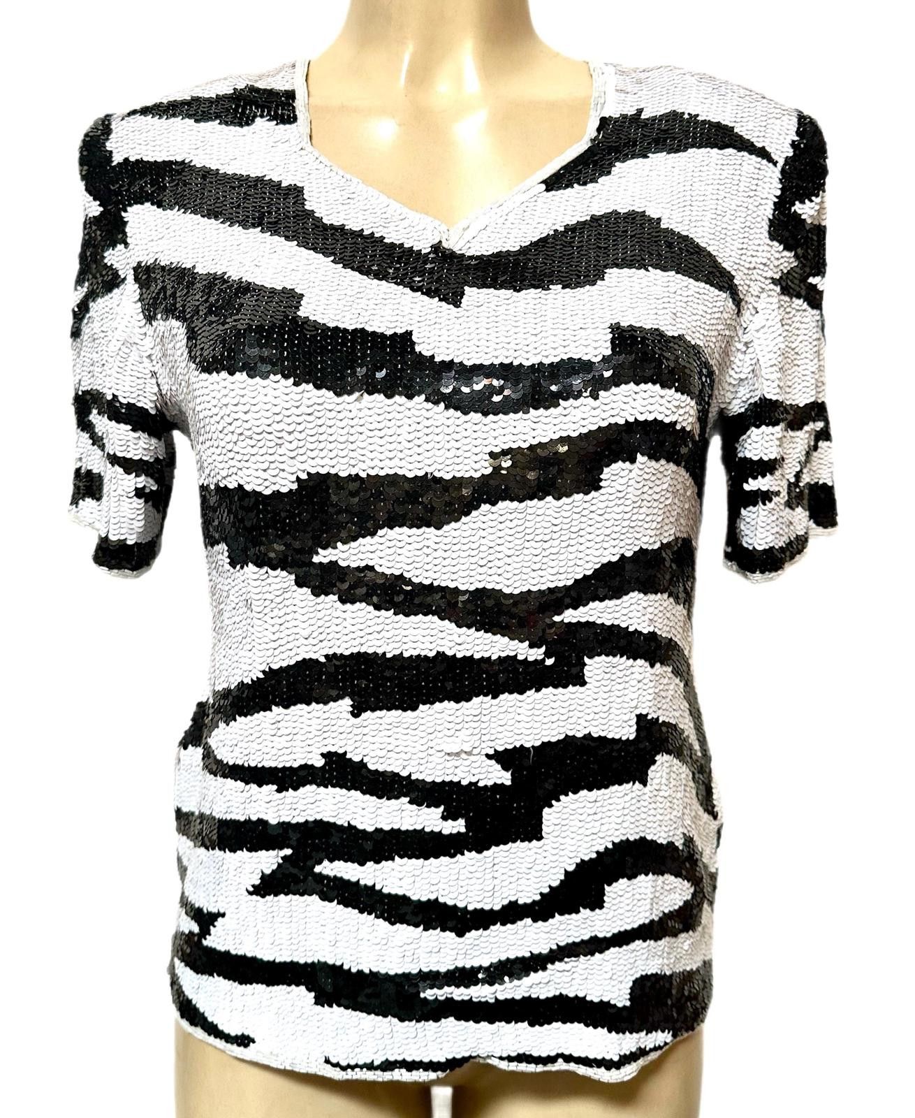 Other Sequin Top Zebra size M Size M / US 6-8 / IT 42-44 - 1 Thumbnail