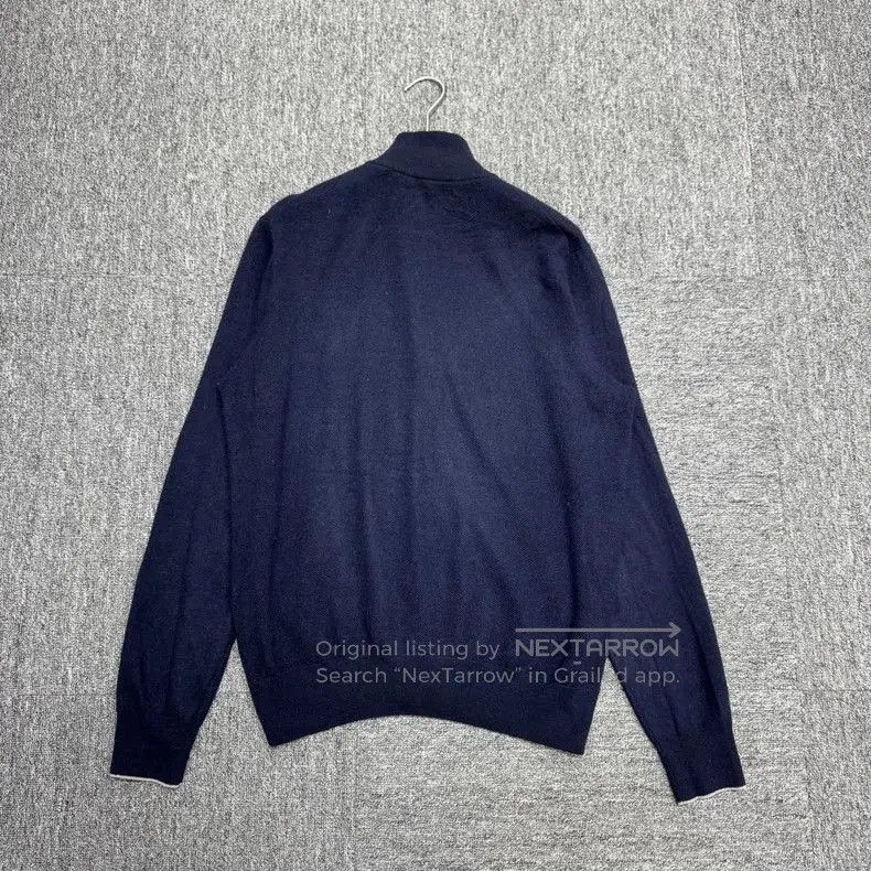 Loro Piana Loro Piana Solid Zip Knit Sweater. Size US L / EU 52-54 / 3 - 4 Thumbnail