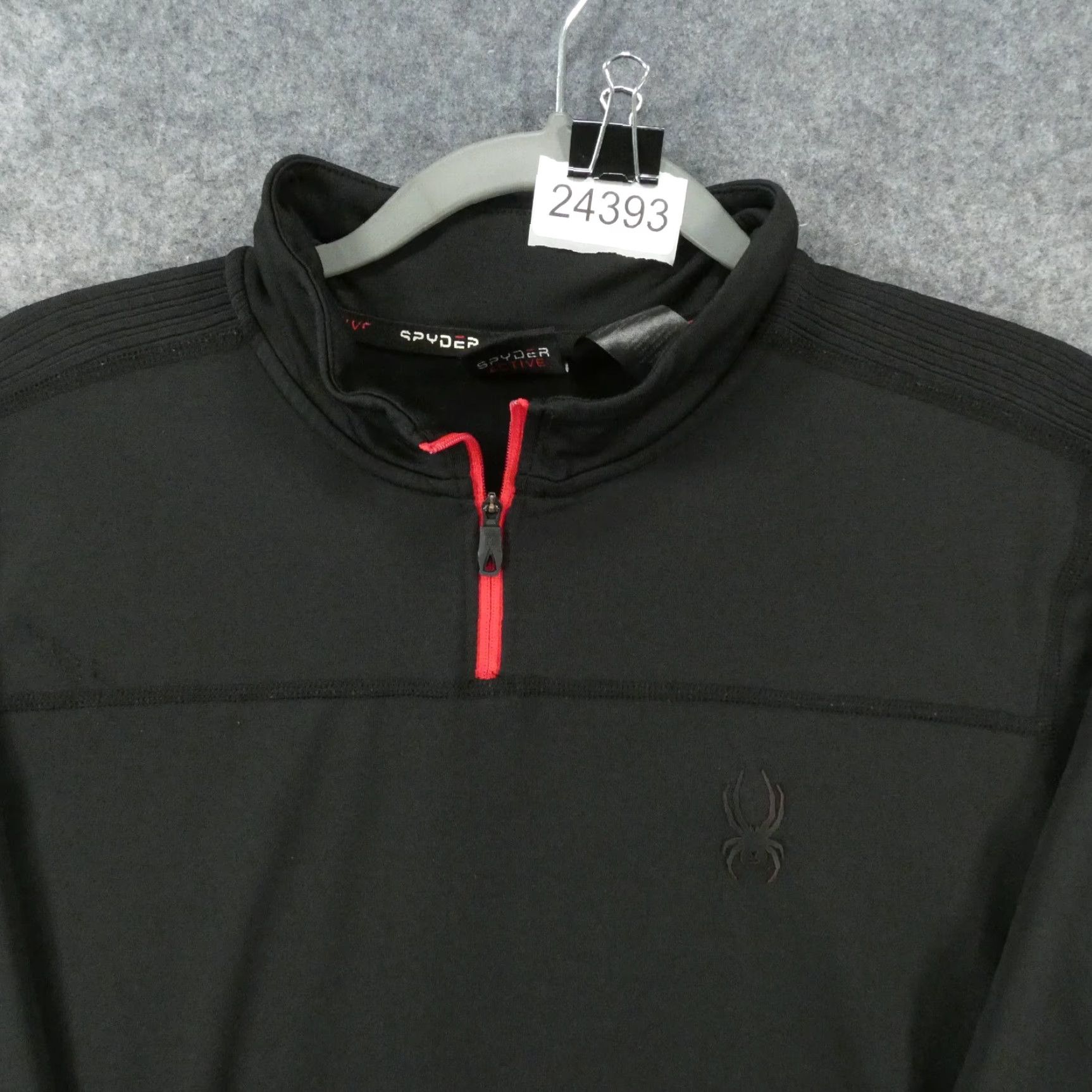 Spyder Spyder Active Sweater Men Large Long Sleeve Black Proweb 1/4 Zip Lightweight Size US L / EU 52-54 / 3 - 2 Thumbnail