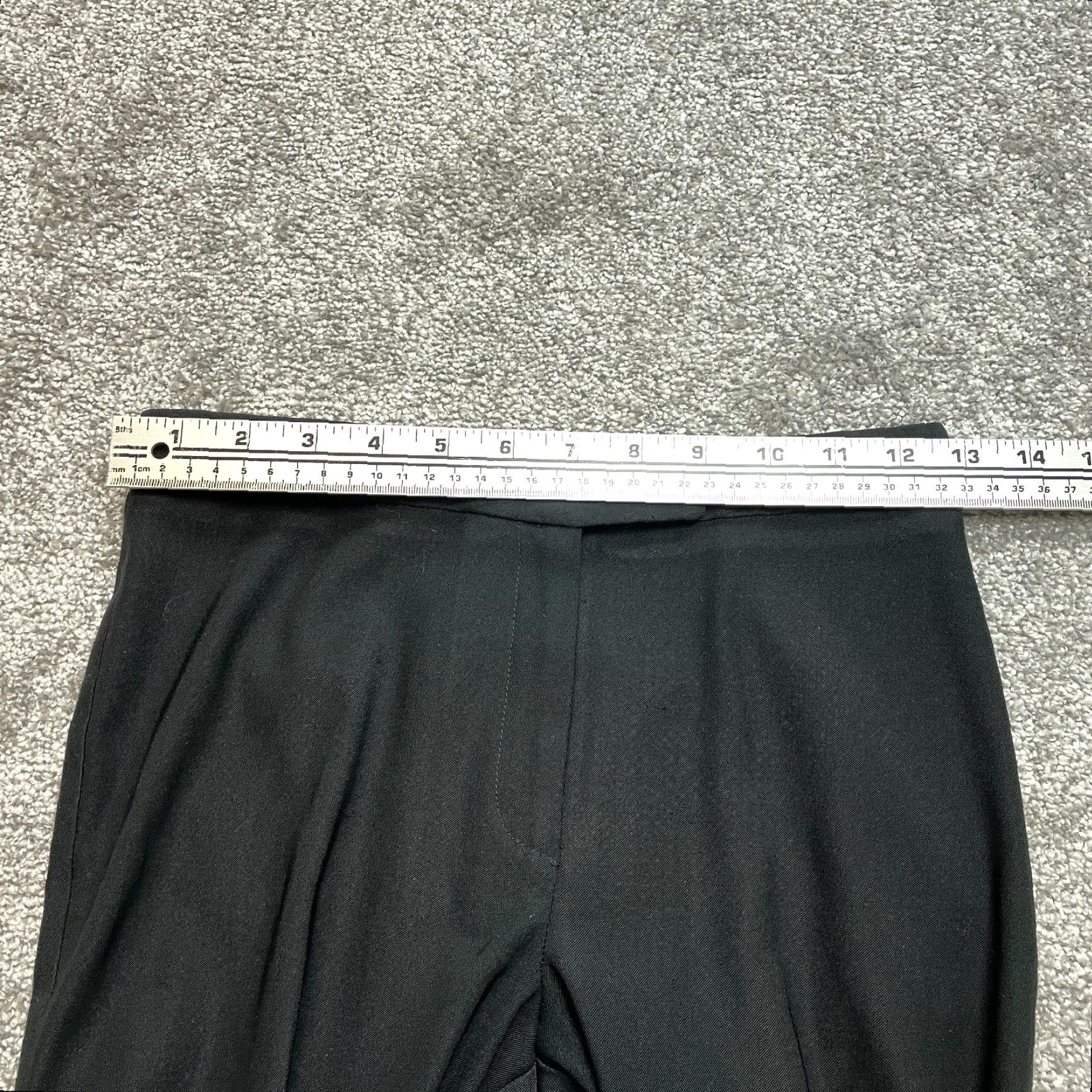 Bcbgmaxazria BCBGMAXAZRIA Dress Pants Womens 0 Black Straight Polyester Slacks 26x26 Ladies Dress Pants Pants Black Jeans Style Regular Mens? Size 26" / US 2 / IT 38 - 7 Thumbnail