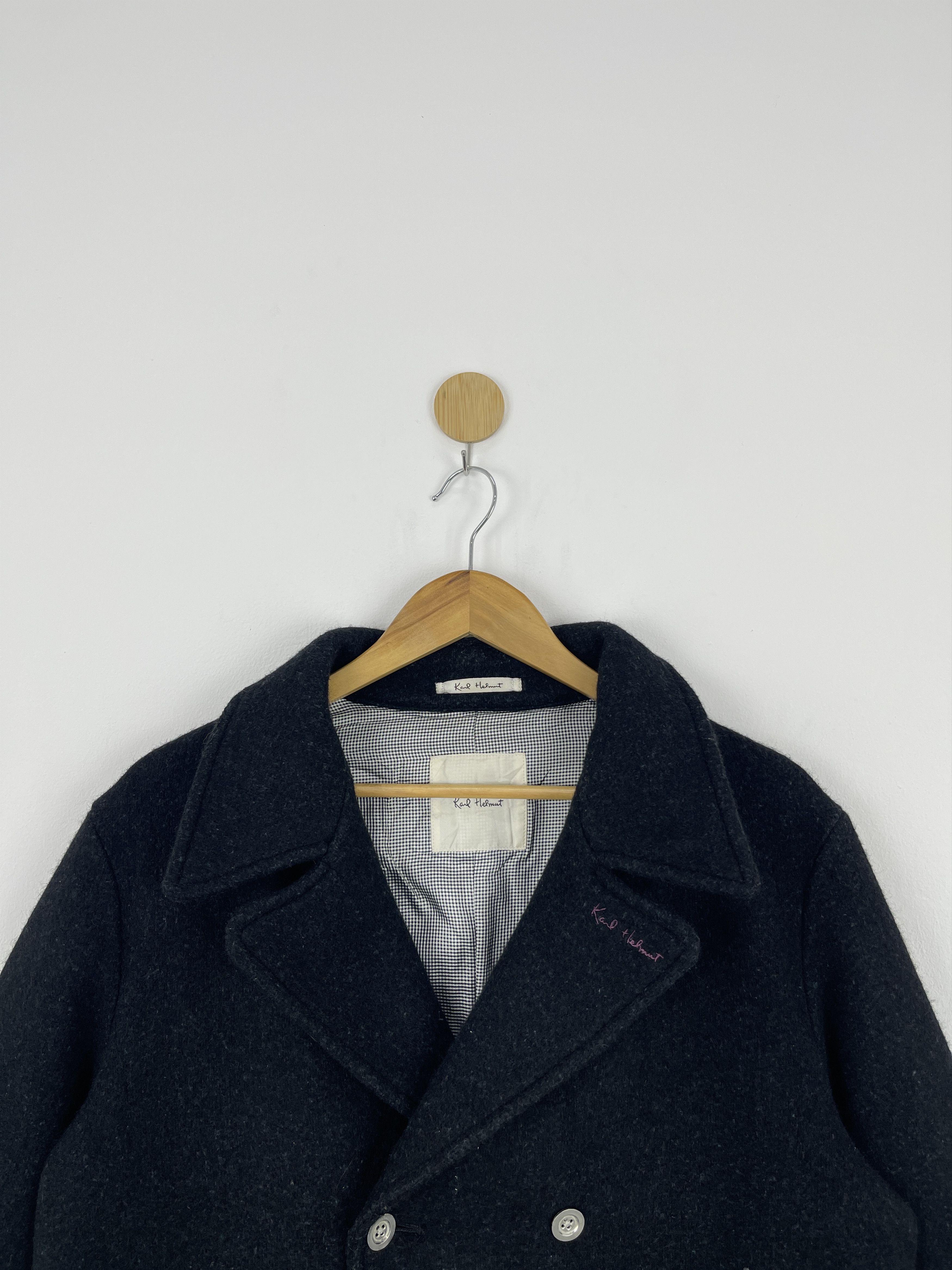 Karl Helmut Vintage Karl Helmut Wool Jacket Button Up JA0003 Size US M / EU 48-50 / 2 - 3 Thumbnail