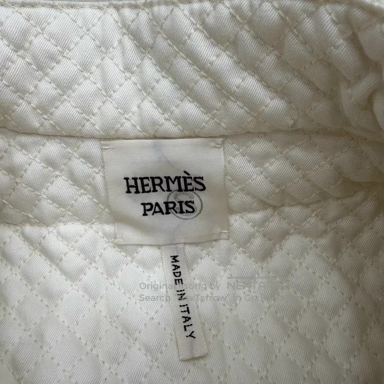 Hermes Hermes Beige lambswool mid-length cotton-padded jacket Size XXS / US 00 / IT 34 - 3 Thumbnail