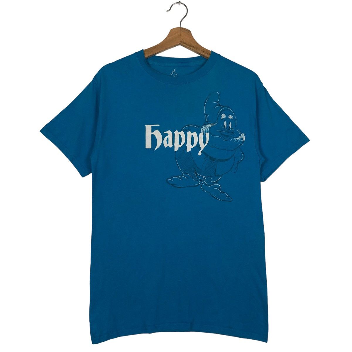 Disney 🔥90’s Vintage Disney Happy T-Shirt Big Logo Size US S / EU 44-46 / 1 - 2 Thumbnail